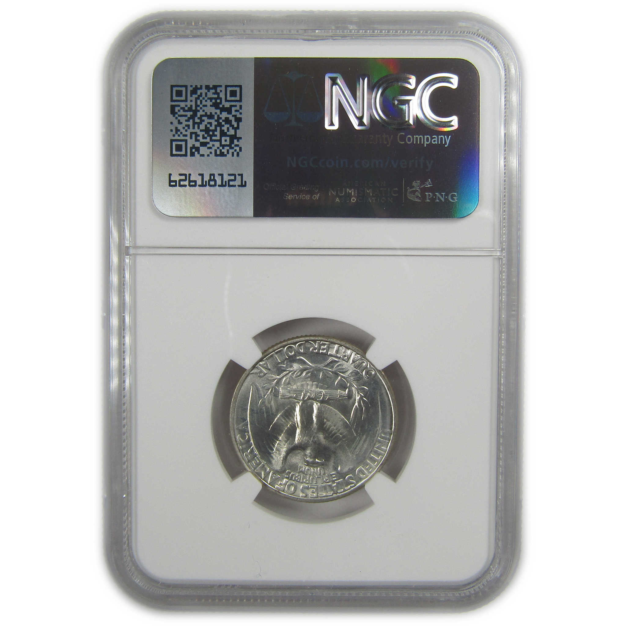 1942 Washington Quarter MS 66 NGC Silver Bag Fragment SKU:I20488