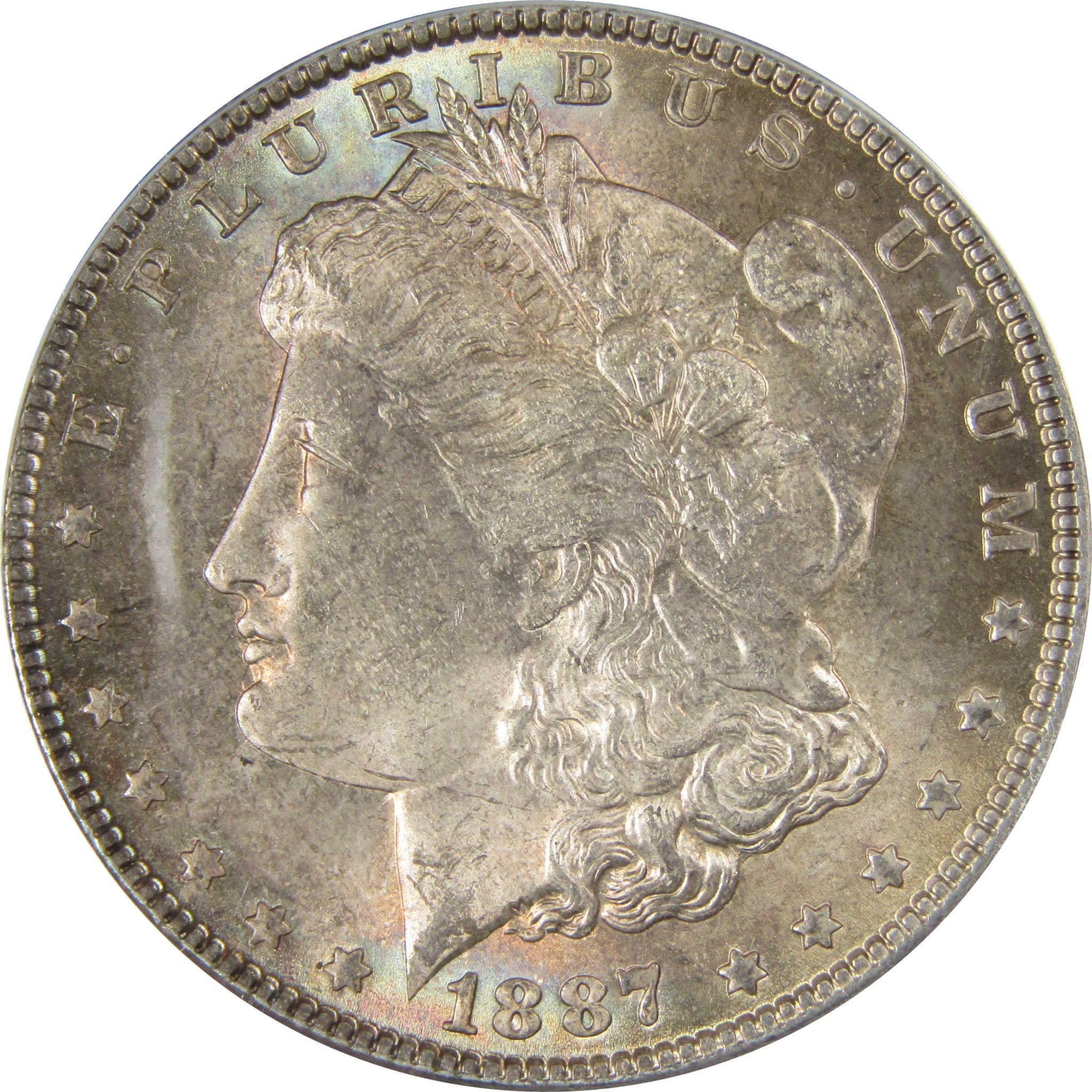 1887 Morgan Silver Dollar MS 64 ANACS Uncirculated $1 Coin SKU:CP833 - Morgan coin - Morgan silver dollar - Morgan silver dollar for sale - Profile Coins & Collectibles