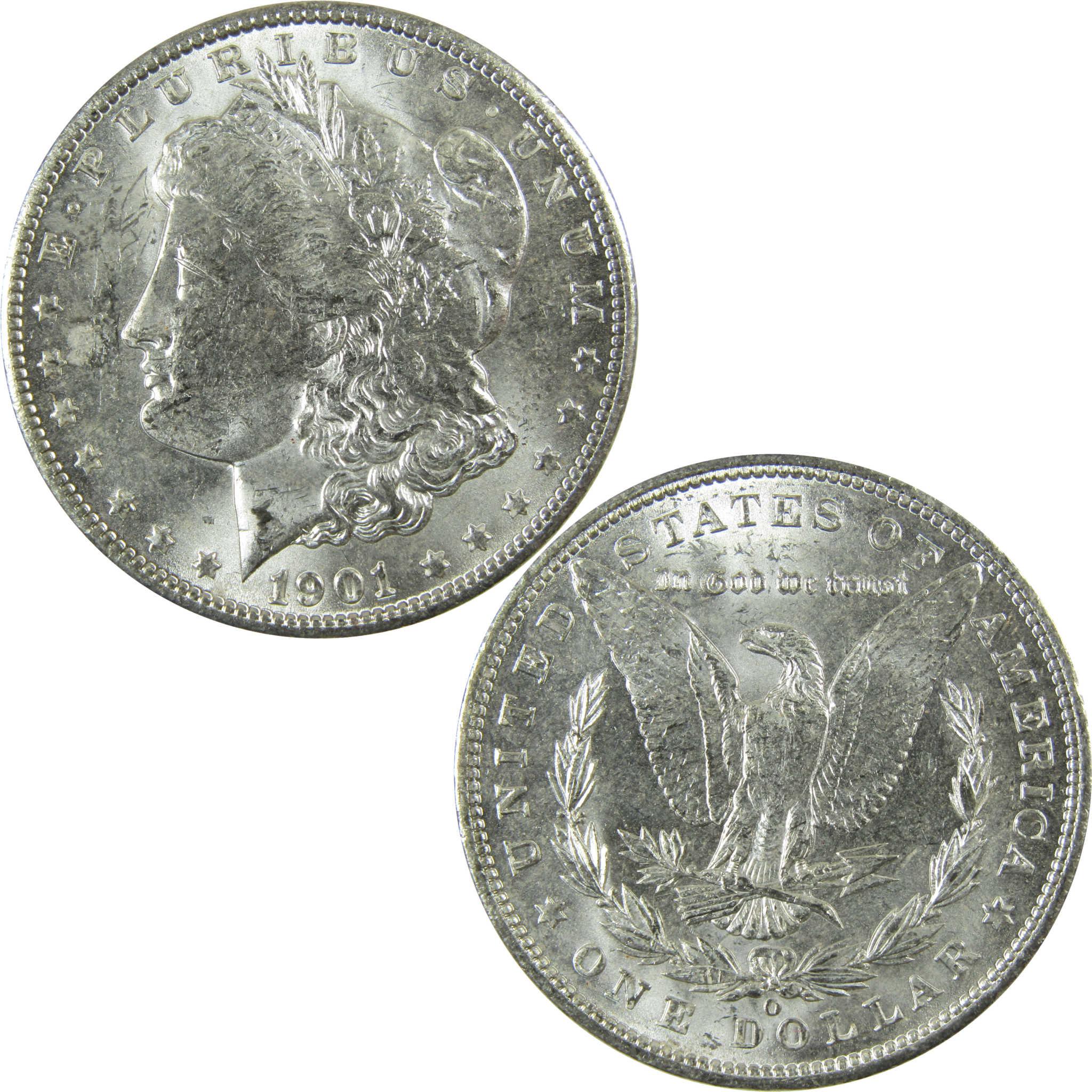 1901 O Morgan Silver Dollar Uncirculated Mint State $1 Coin SKU:I27770 - Morgan coin - Morgan silver dollar - Morgan silver dollar for sale - Profile Coins & Collectibles