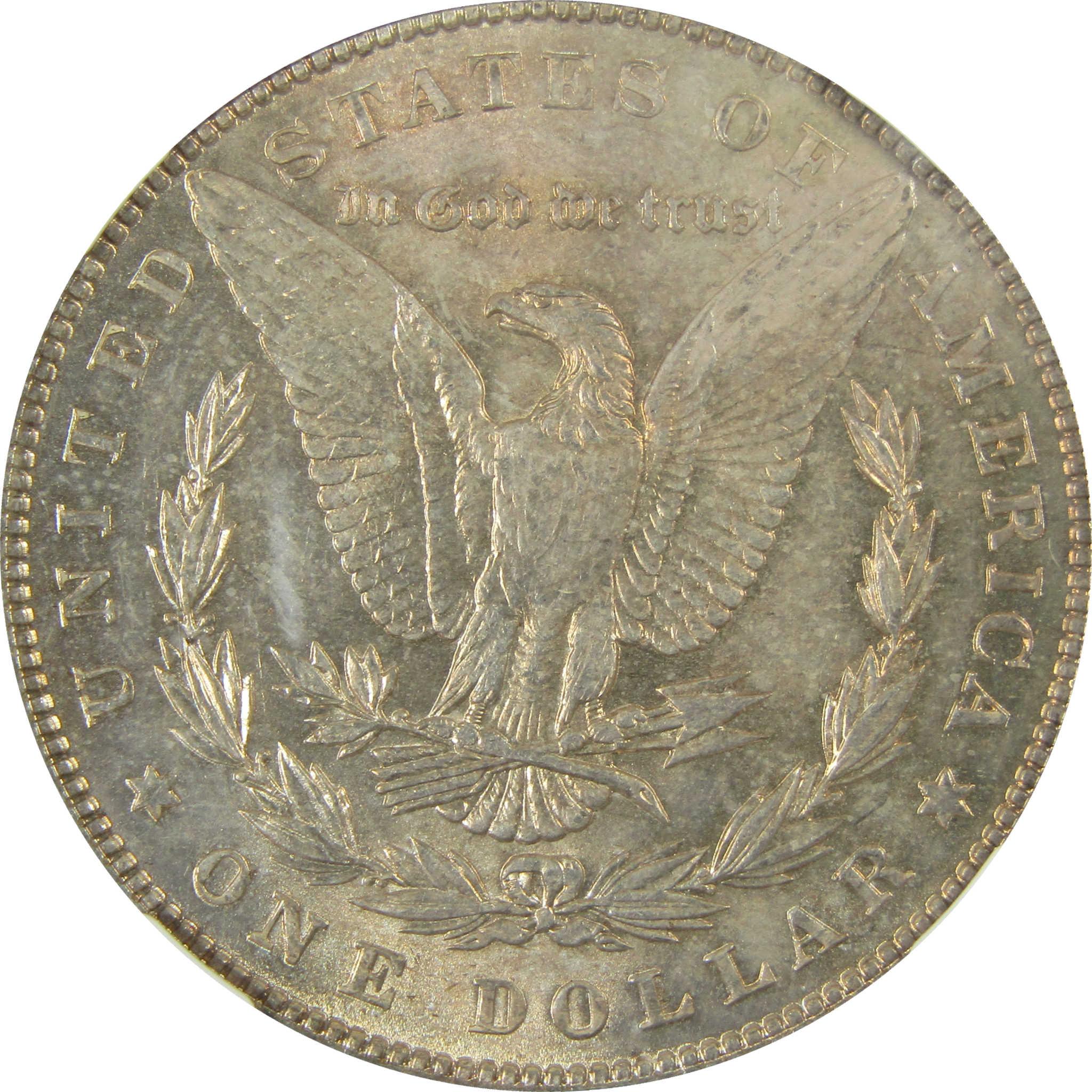 1887 Morgan Silver Dollar MS 63 NGC Toned Reverse SKU:I27881