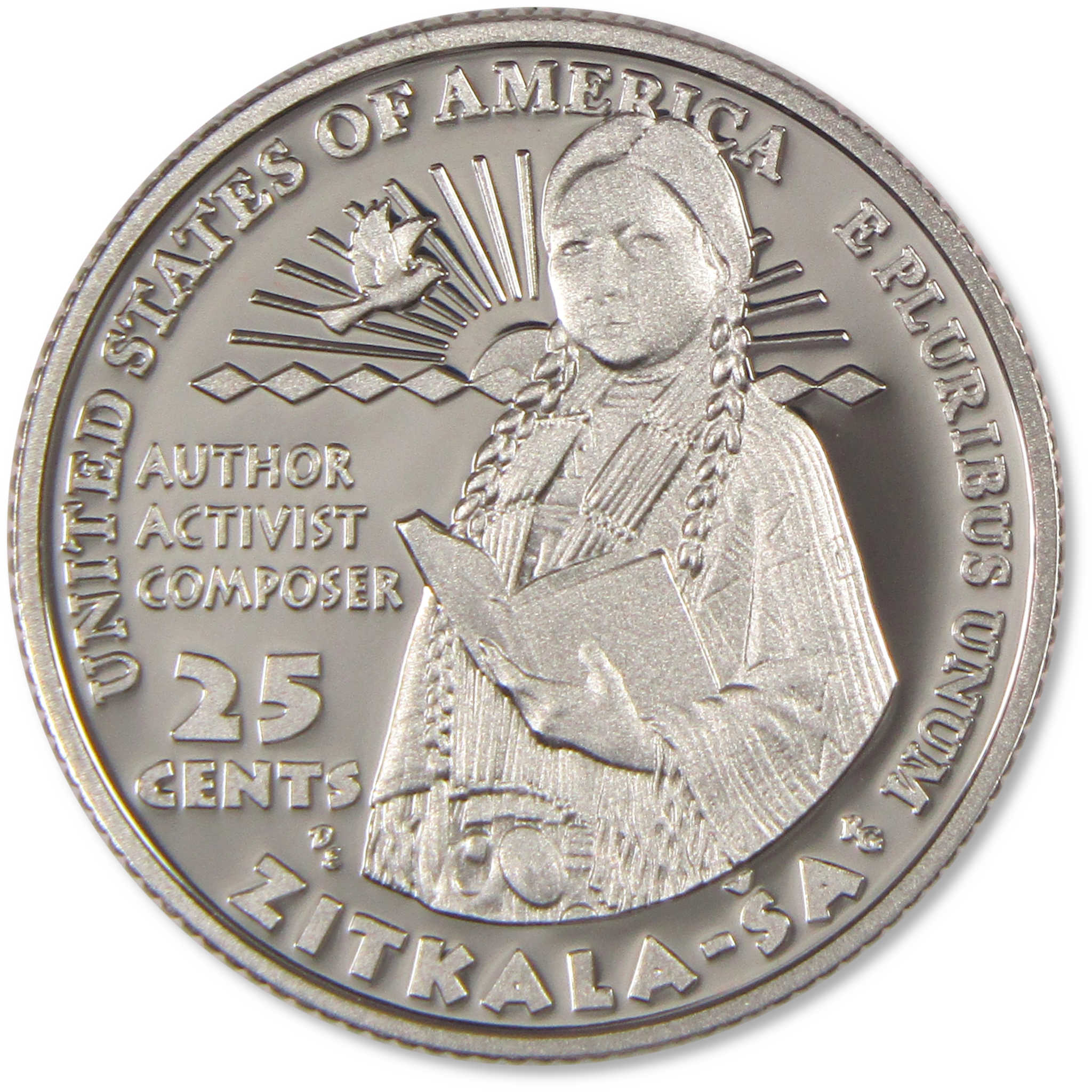 2024 S Zitkala-Sa American Women Quarter Choice Proof Clad 25c Coin