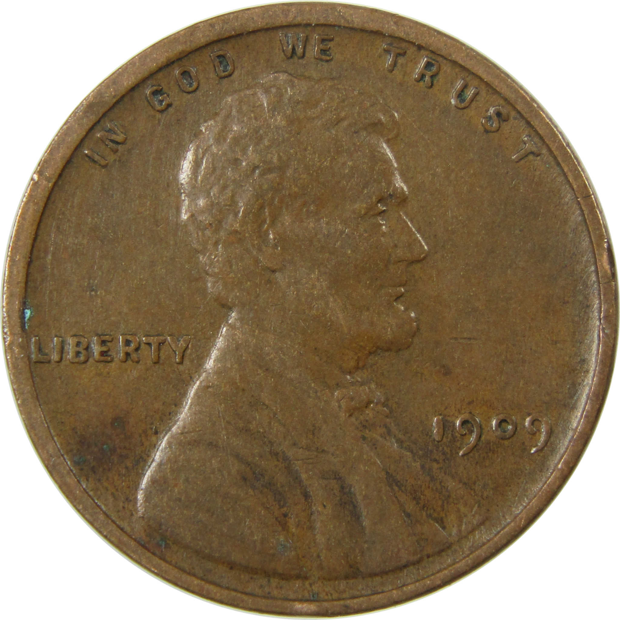 1909 Lincoln Wheat Cent VF Very Fine Penny 1c Coin SKU:I26828