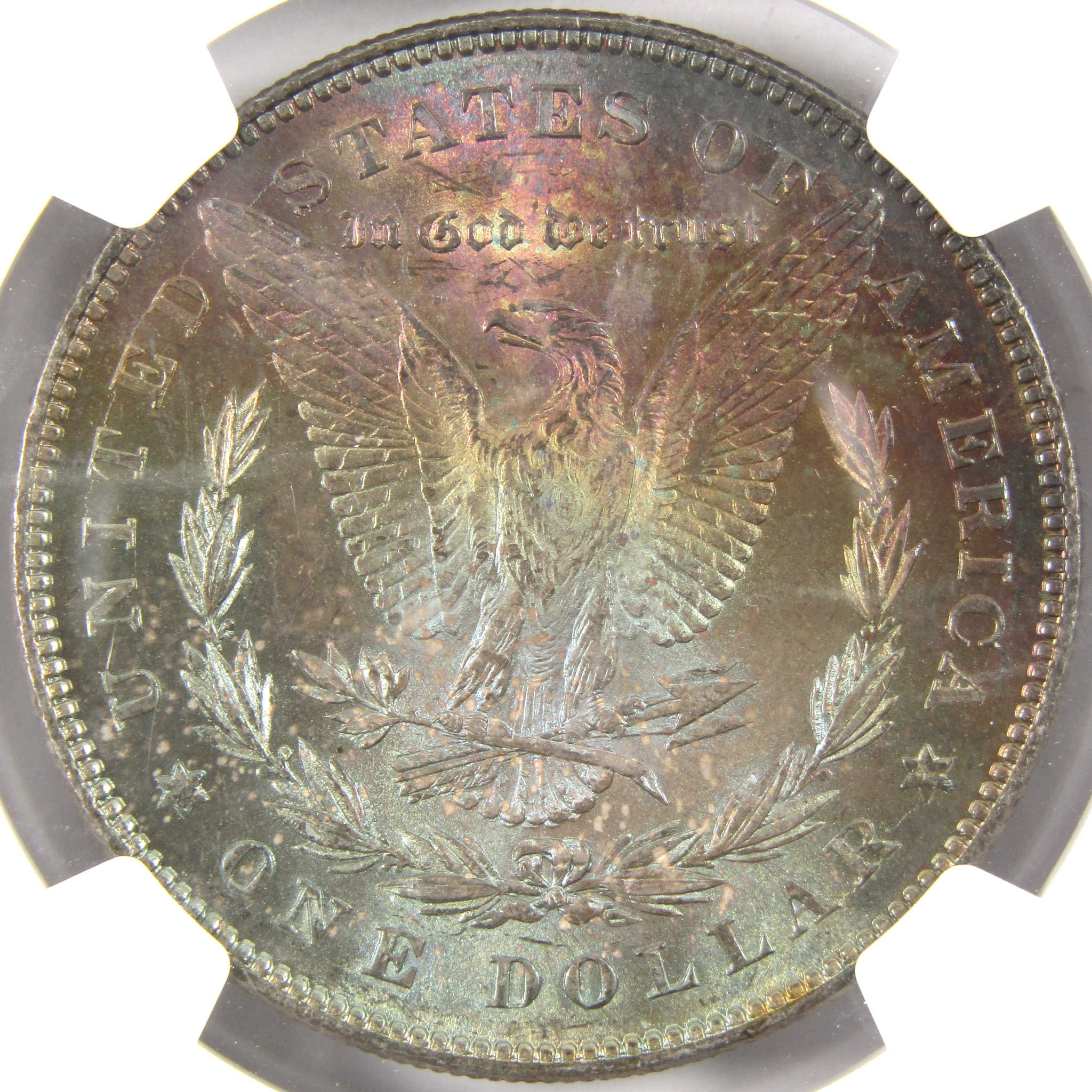 1878 7/8TF Strong Morgan Dollar MS 65 NGC Silver $1 Toned SKU:I9596