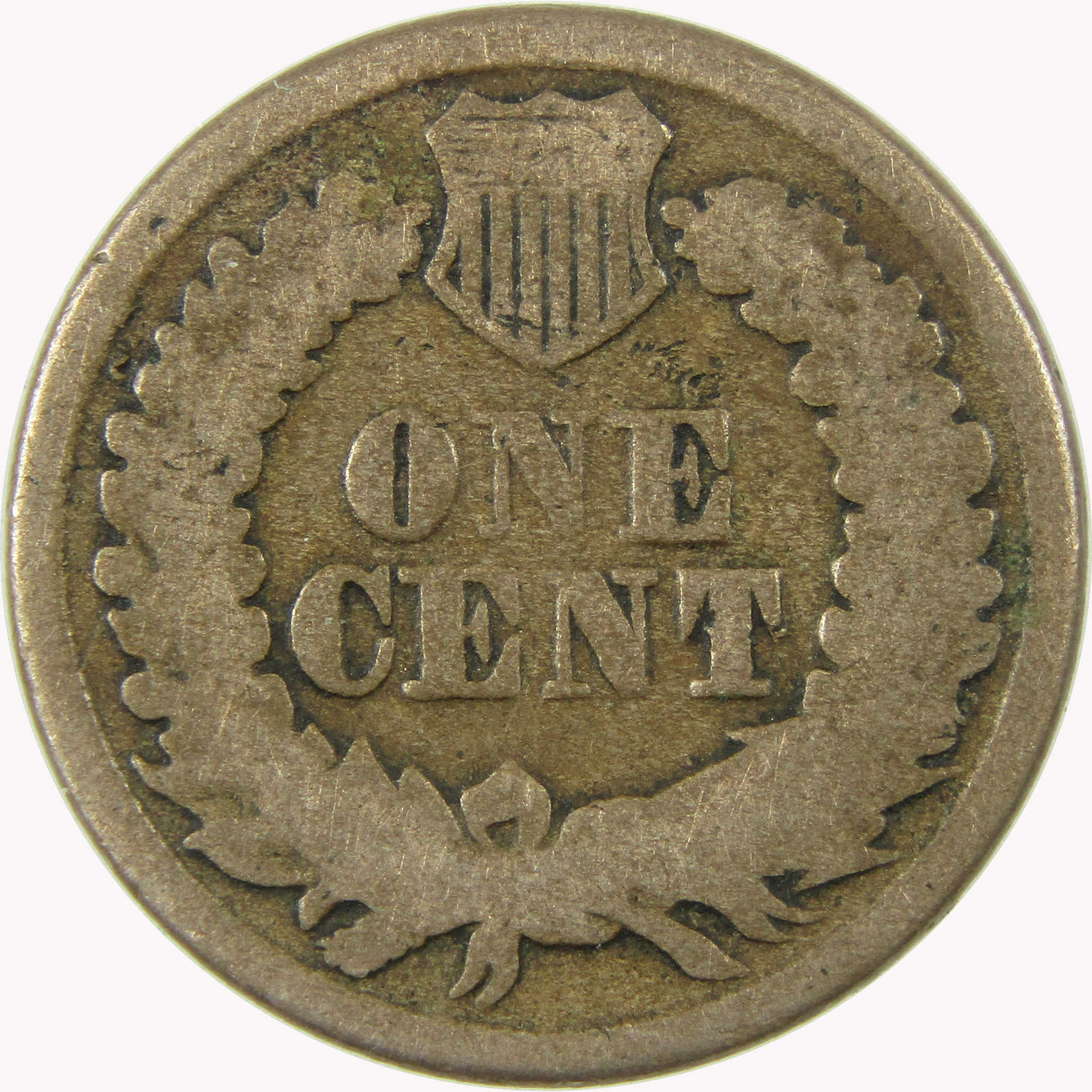 1863 Indian Head Cent AG About Good Penny 1c Coin SKU:CP1095