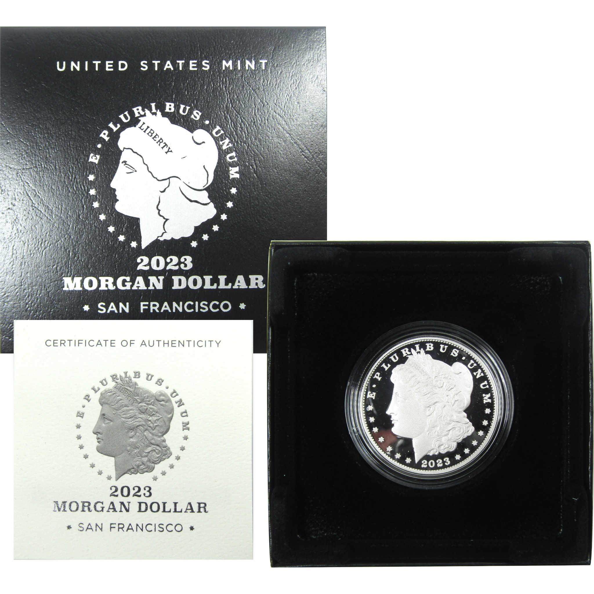 2023 S Morgan Dollar Choice Proof .999 Silver $1 Coin OGP COA - Morgan coin - Morgan silver dollar - Morgan silver dollar for sale - Profile Coins & Collectibles