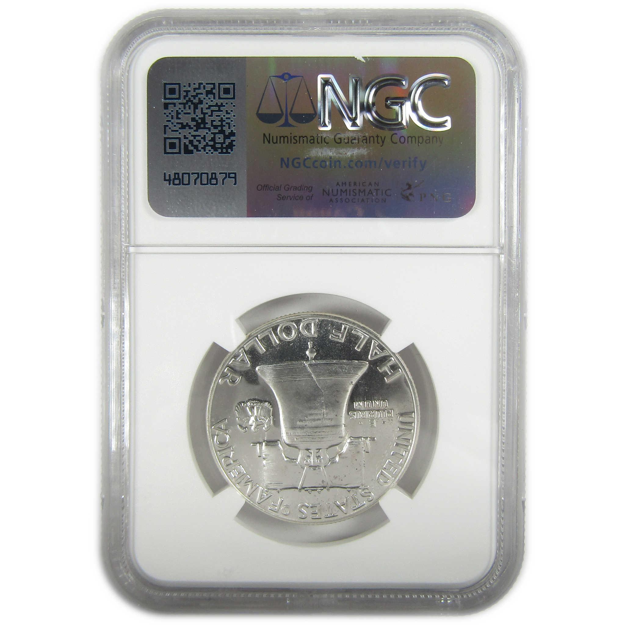 1955 Franklin Silver Half Dollar PF 68 NGC Proof 50c Coin SKU:I27407
