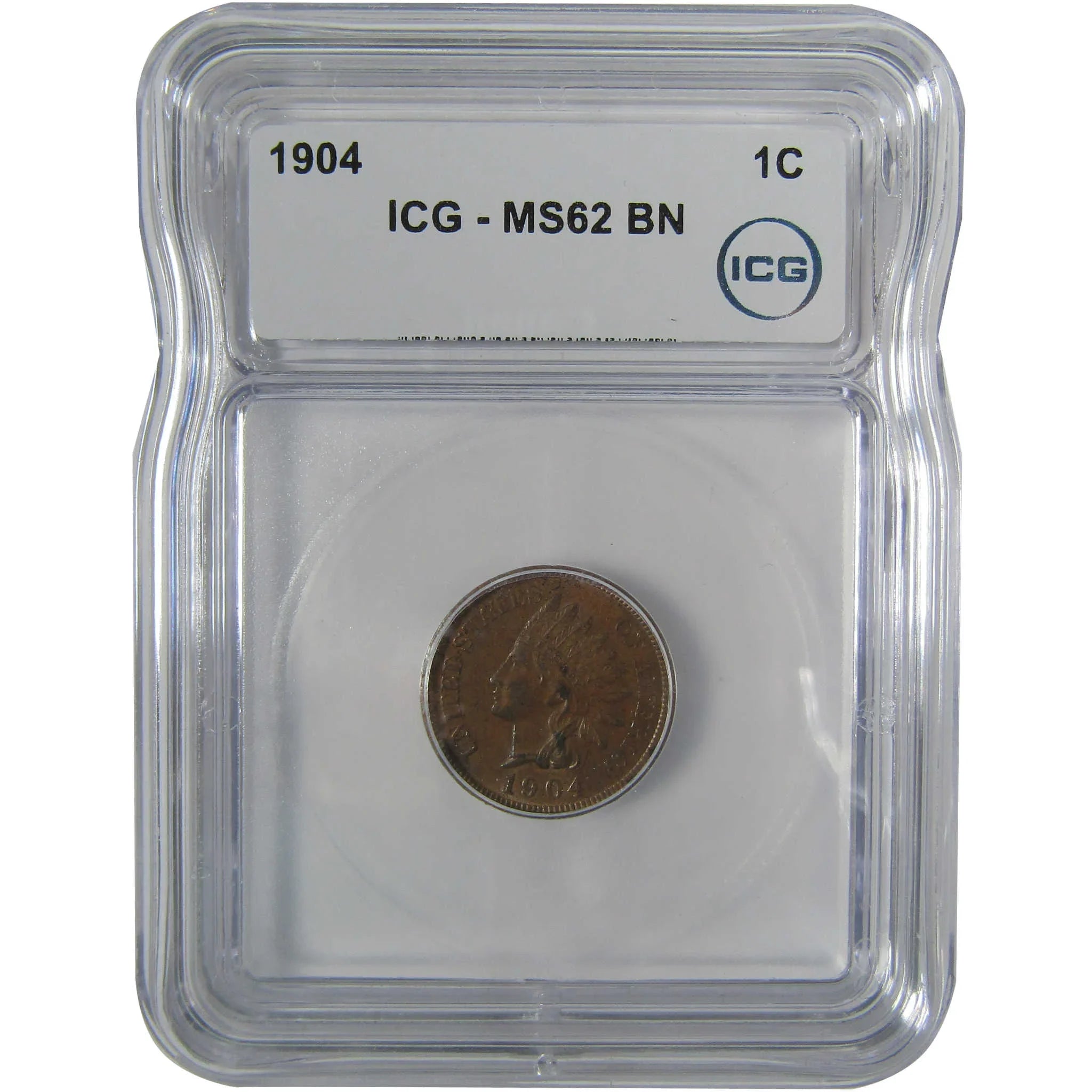 1904 Indian Head Cent MS 62 BN ICG Penny Uncirculated SKU:I22939