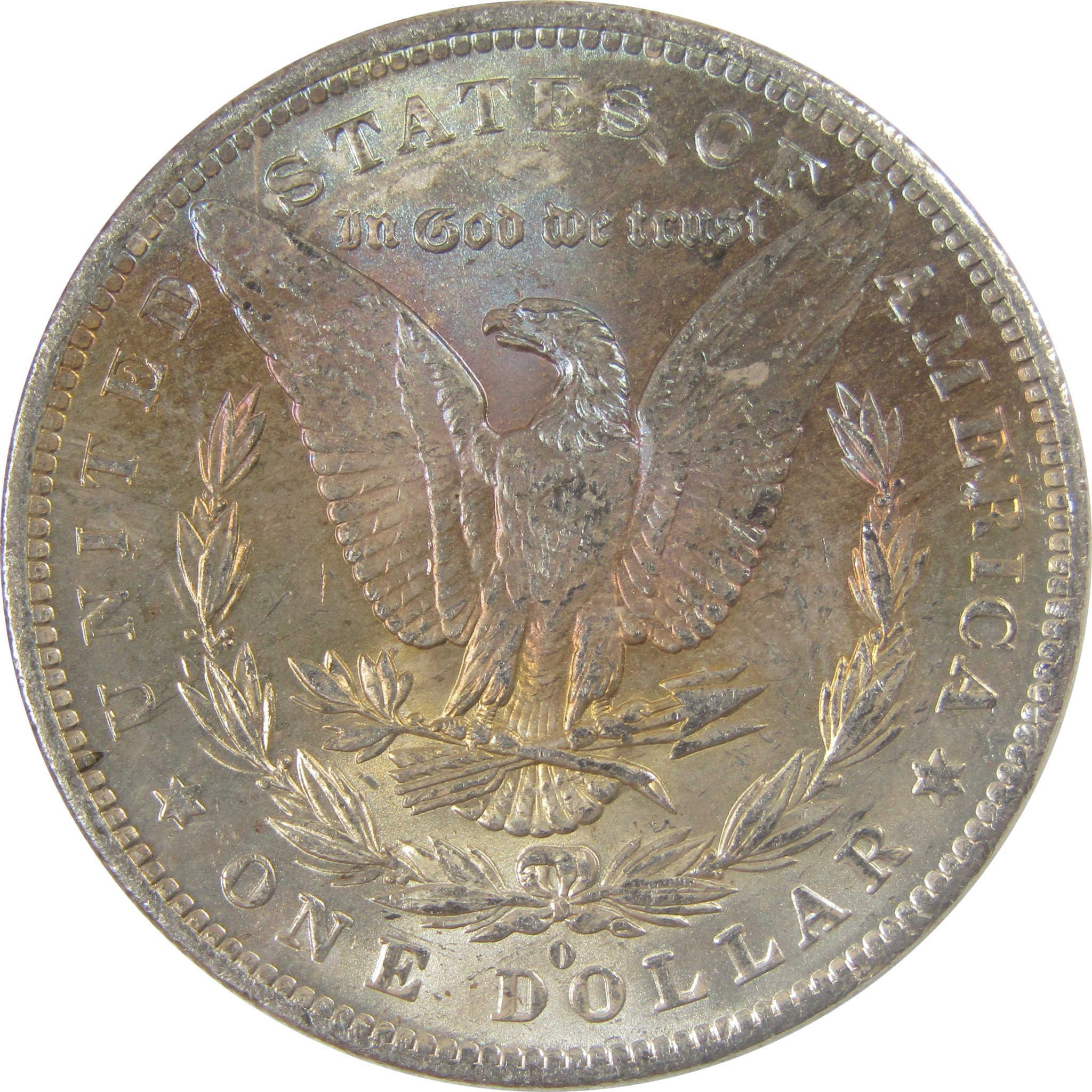 1884 O Morgan Silver Dollar BU Choice Uncirculated Toned SKU:I24191