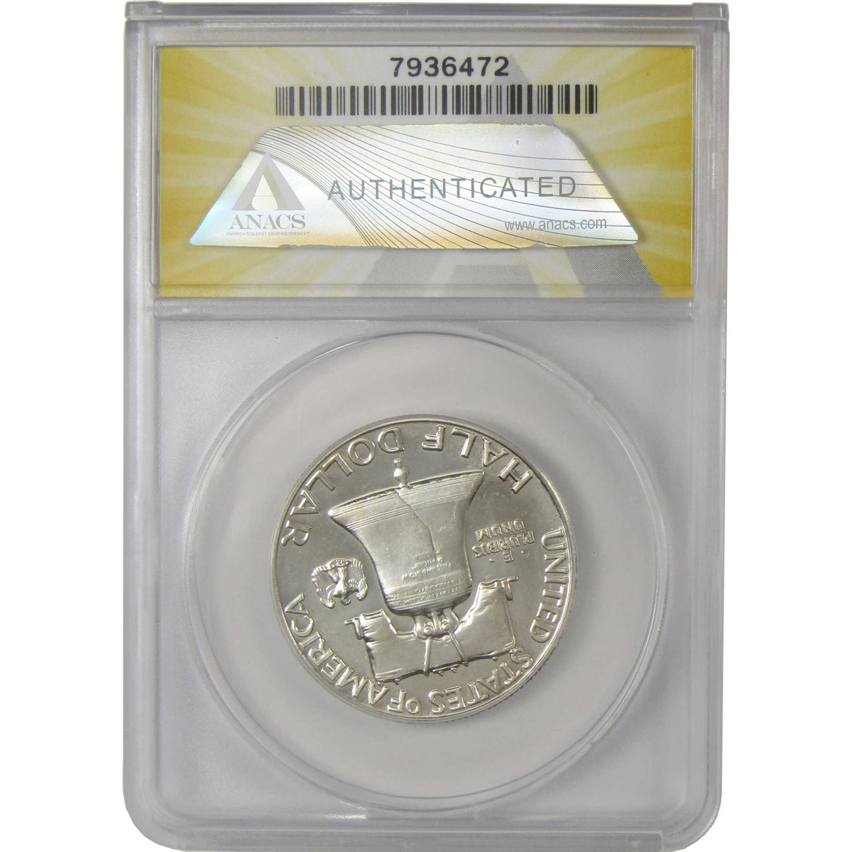 1954 Franklin Silver Half Dollar PF 63 ANACS Proof 50c Coin SKU:I28758