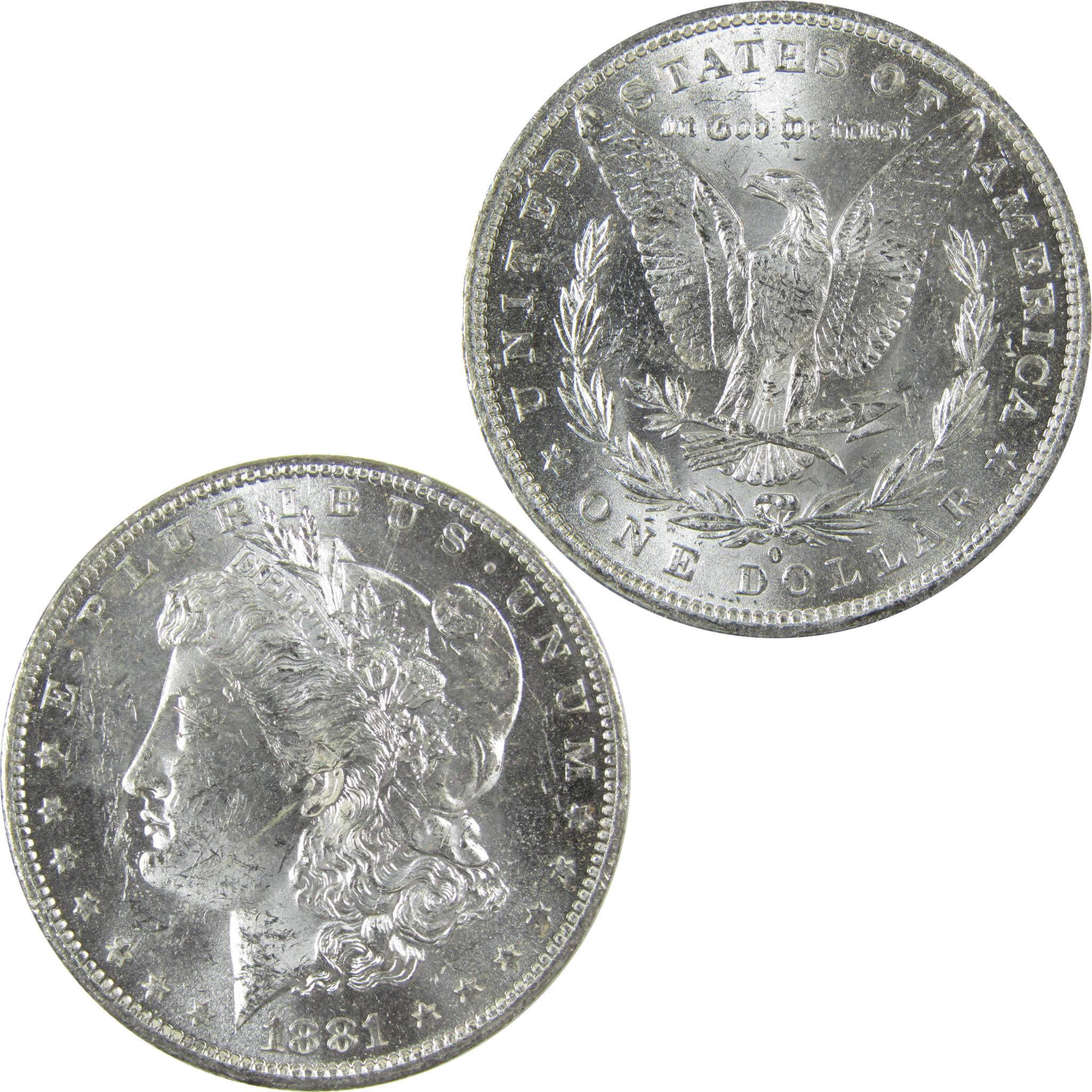 1881 O Morgan Silver Dollar Uncirculated Mint State $1 Coin SKU:I27701 - Morgan coin - Morgan silver dollar - Morgan silver dollar for sale - Profile Coins & Collectibles