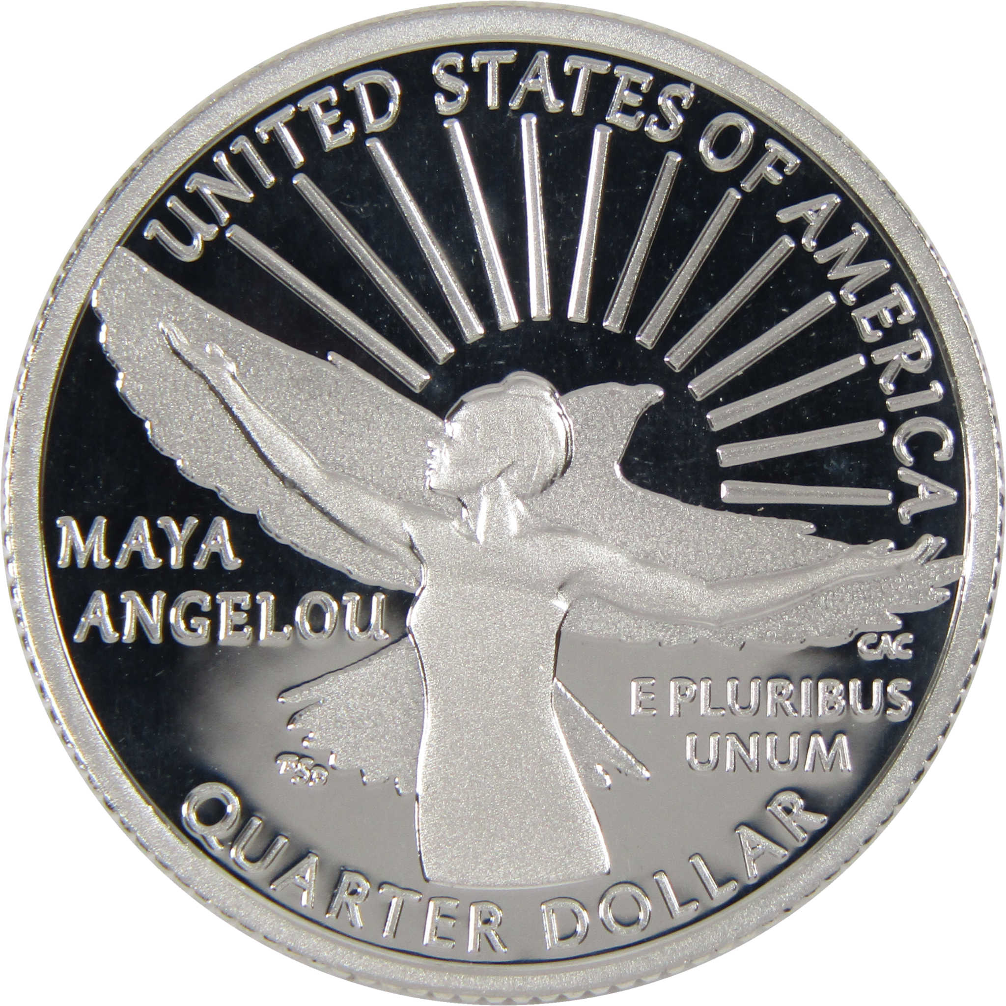 2022 S Maya Angelou American Women Quarter .999 Silver 25c Proof Coin
