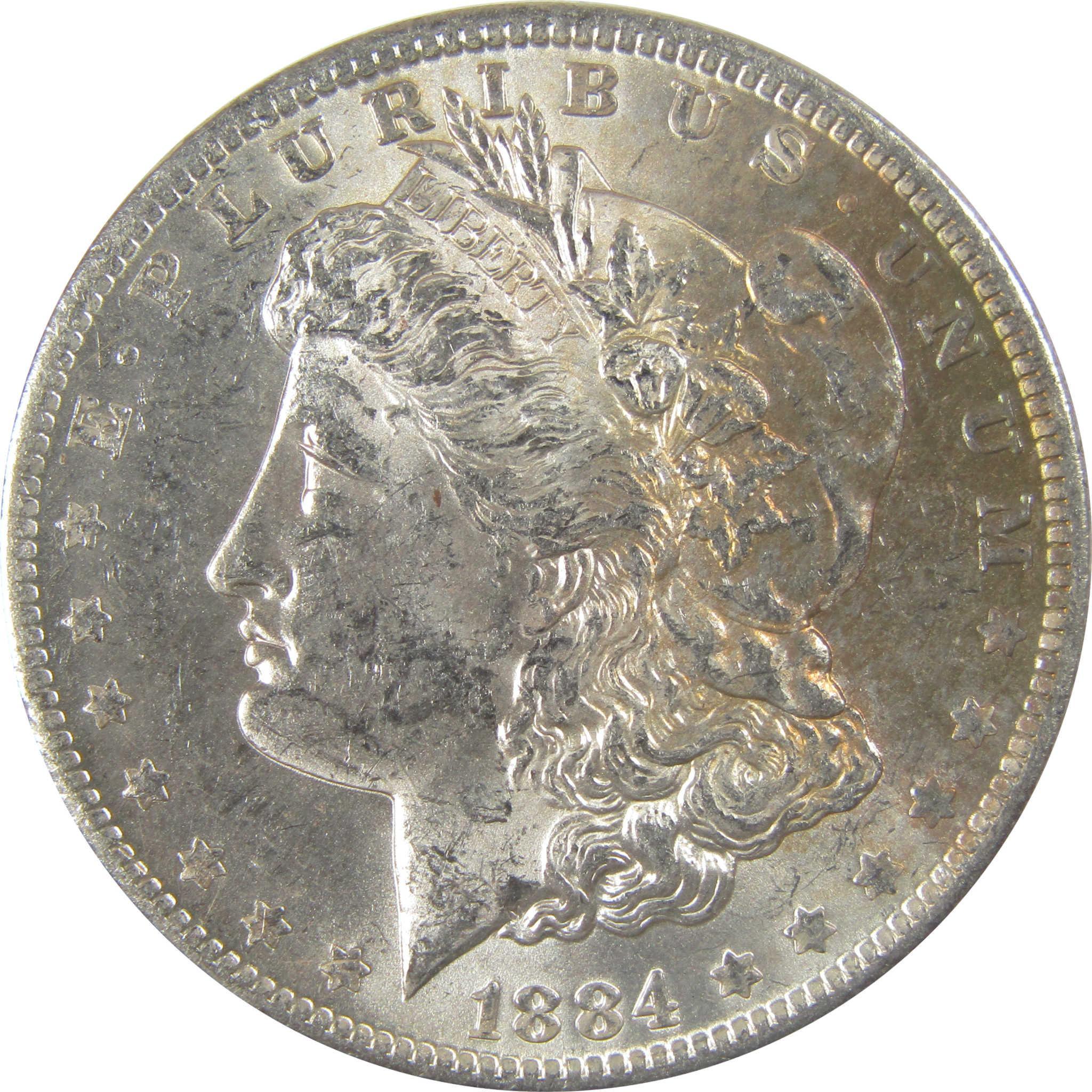 1884 O Morgan Silver Dollar BU Choice Uncirculated Toned SKU:I24188