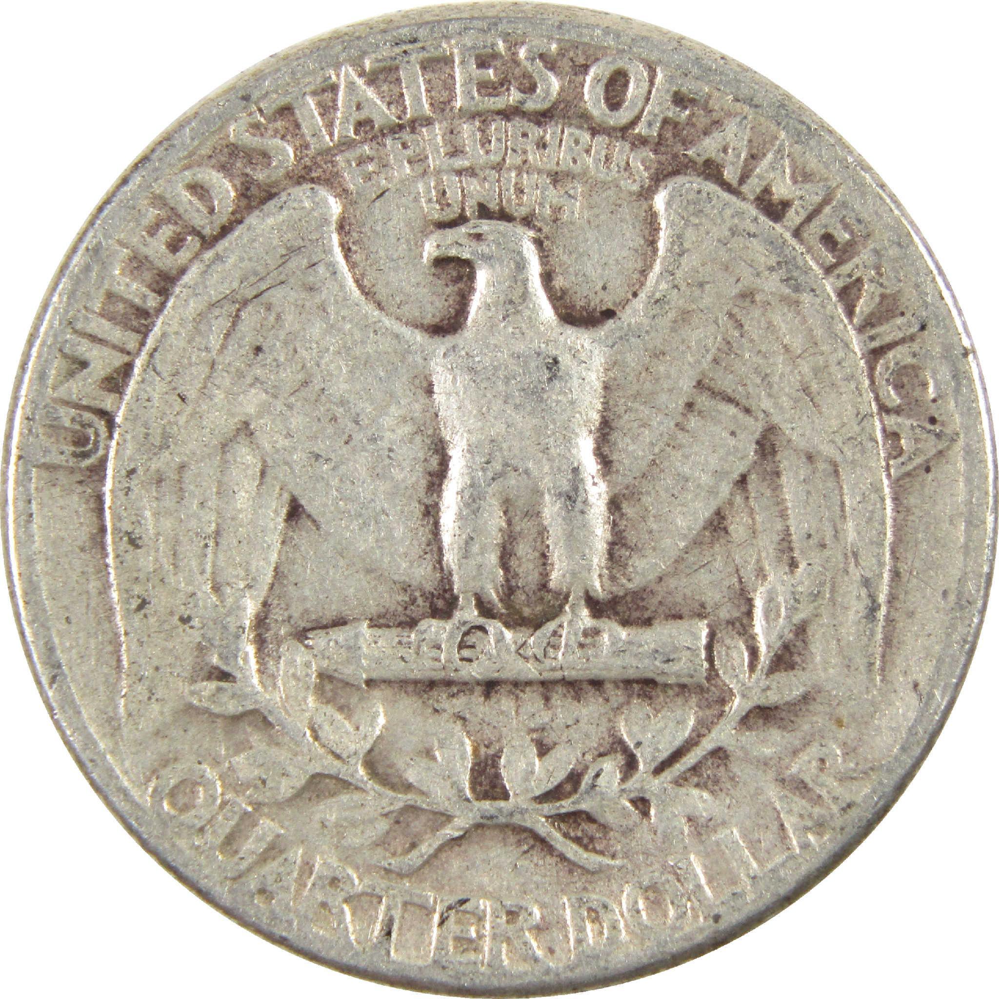 1940 Washington Quarter VG Very Good Silver 25c Coin