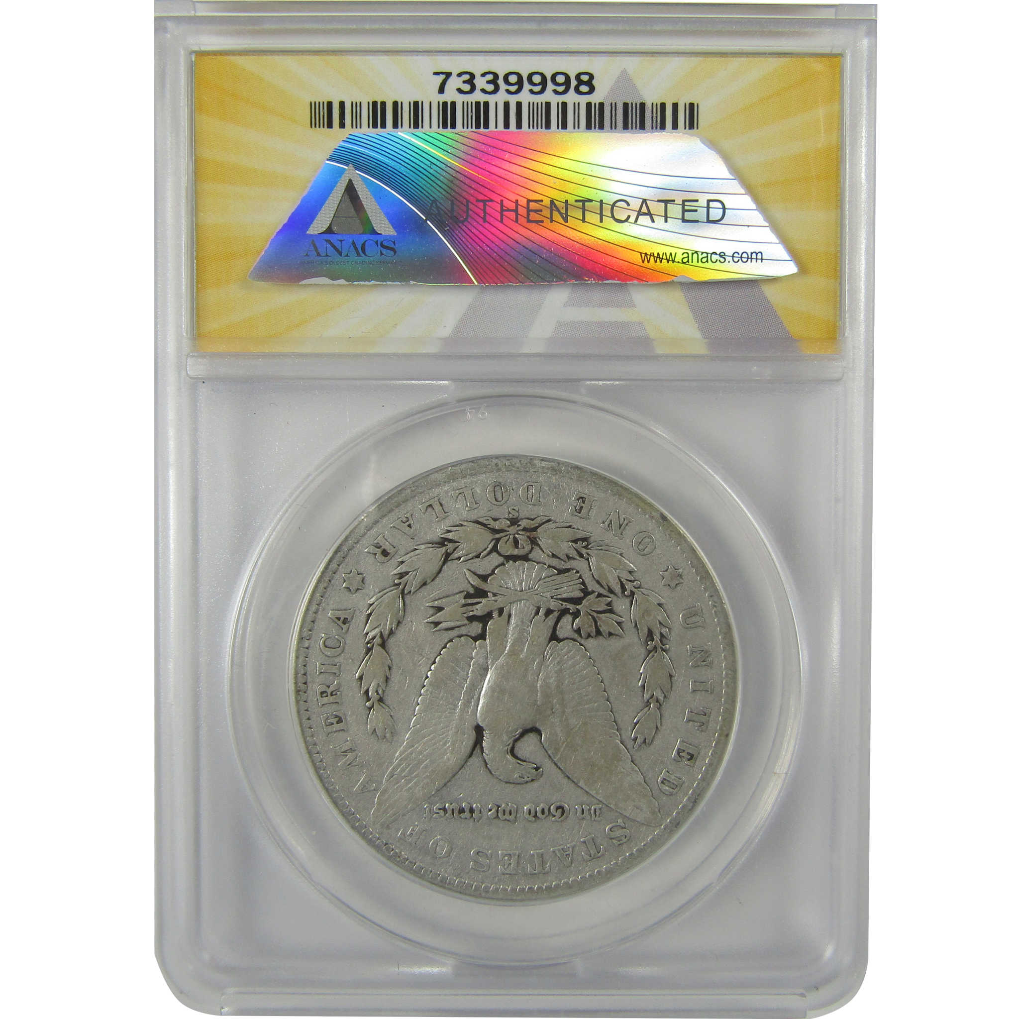 1902 S Morgan Dollar VG 8 Details ANACS Silver $1 Coin SKU:I21663 - Morgan coin - Morgan silver dollar - Morgan silver dollar for sale - Profile Coins & Collectibles