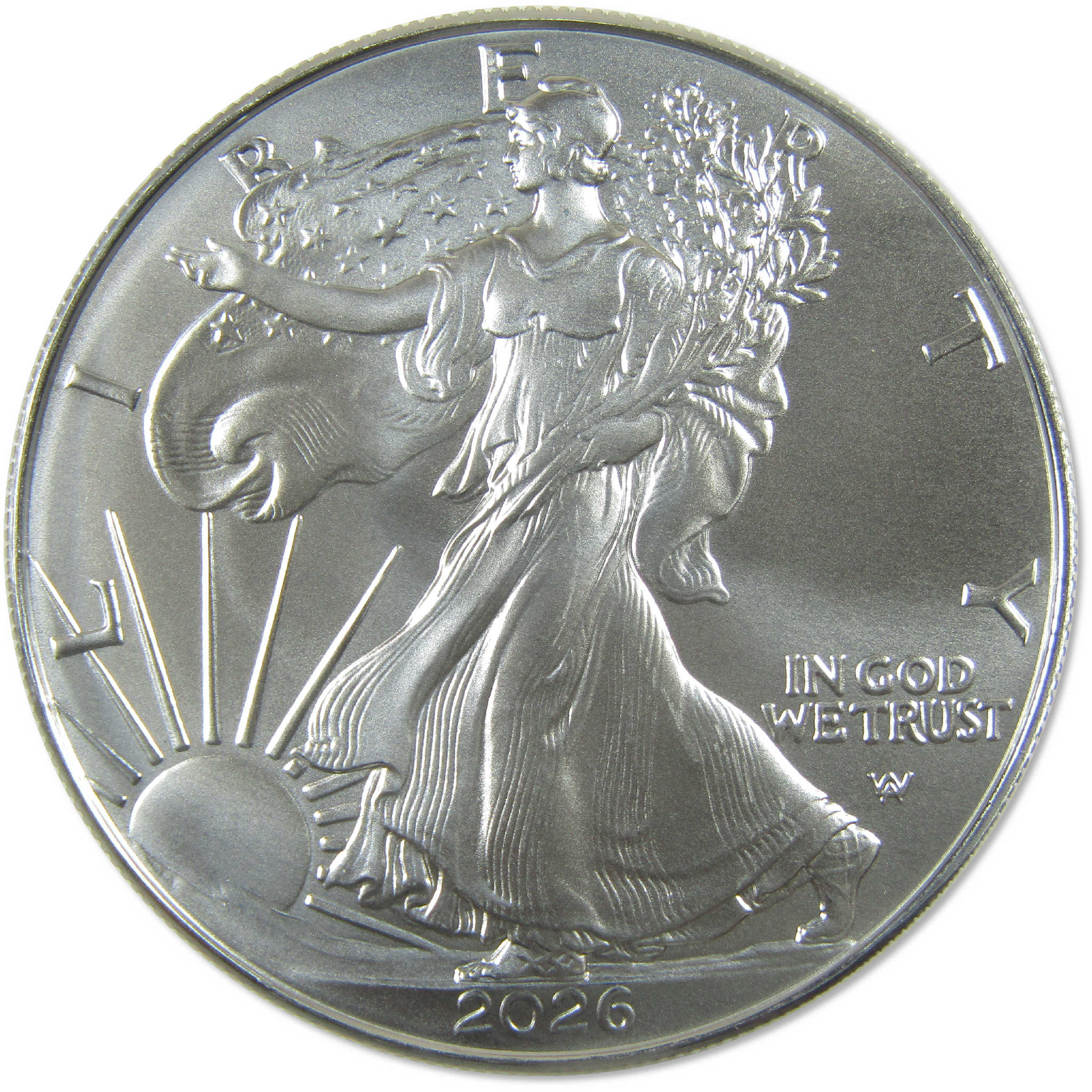 2026 American Silver Eagle Uncirculated Mint State Bullion $1 Coin