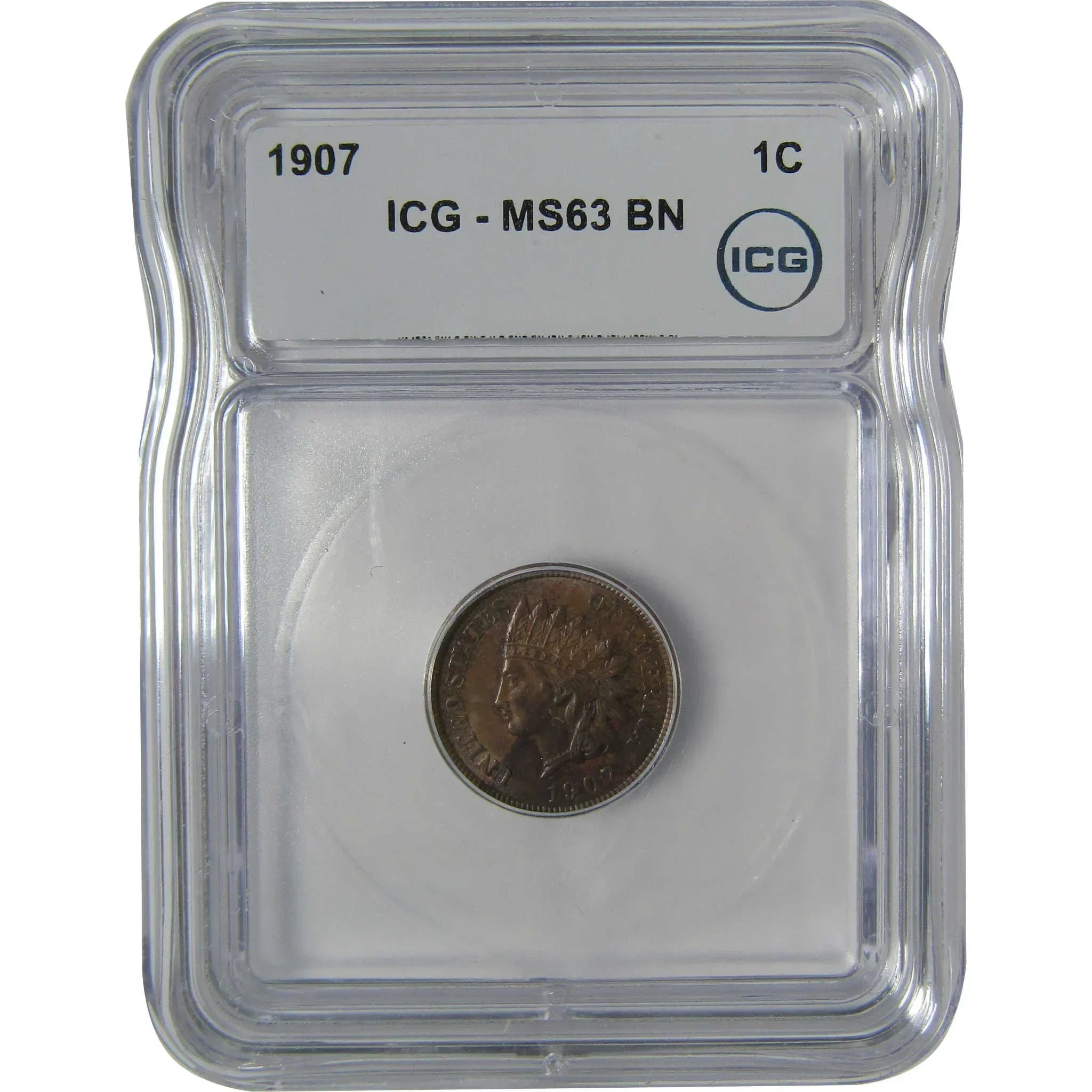 1907 Indian Head Cent MS 63 BN ICG Penny Uncirculated SKU:I22955