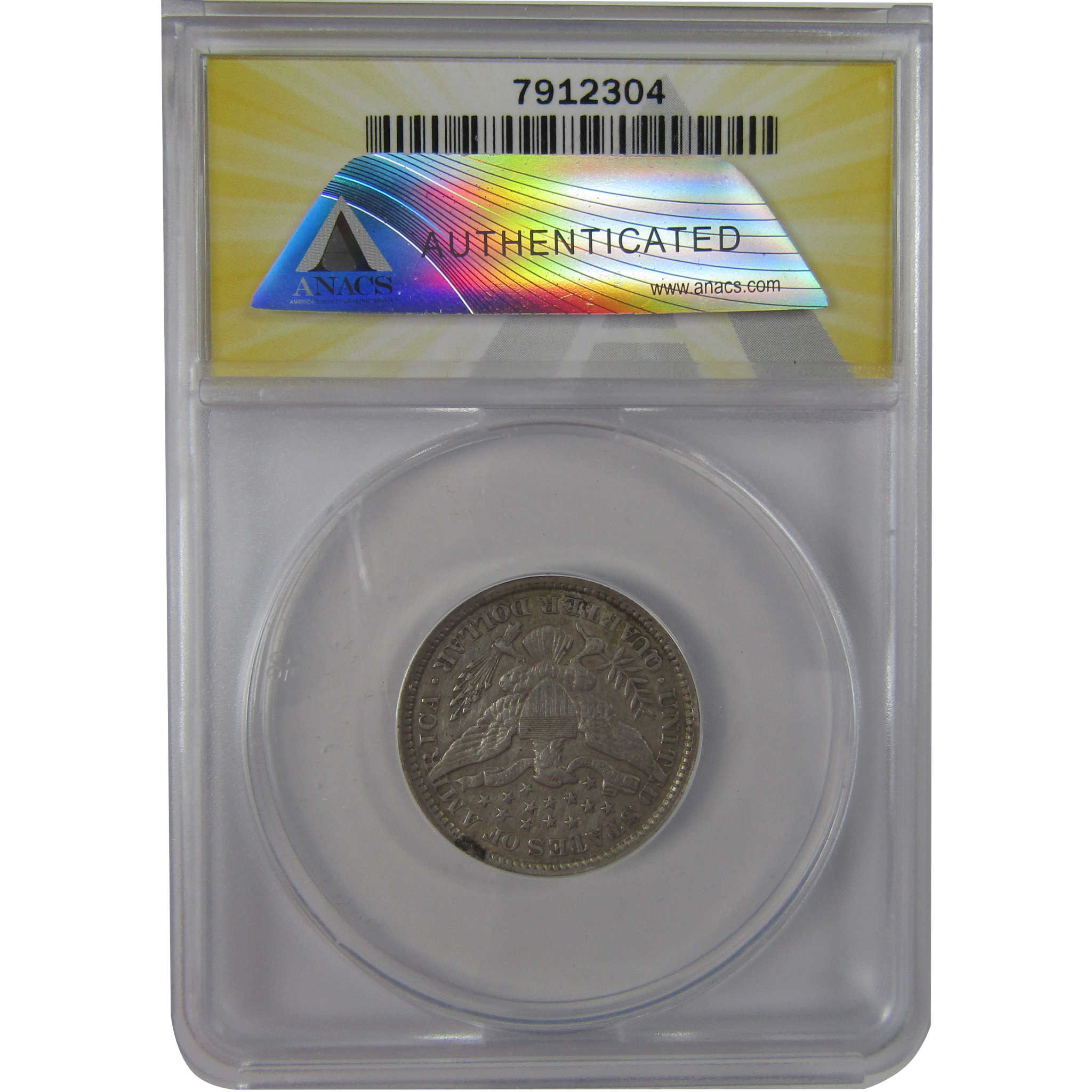 1894 Barber Quarter EF 45 Details ANACS Silver 25c Coin SKU:CPC1203