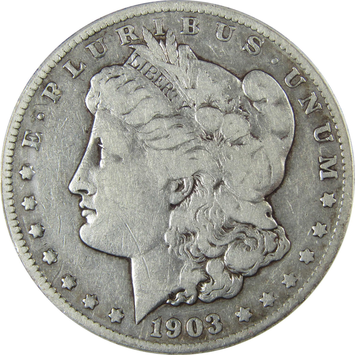 1903 S VAM-2 Small S Morgan Silver $1 VG 10 Details ANACS SKU:CP852 - Morgan coin - Morgan silver dollar - Morgan silver dollar for sale - Profile Coins & Collectibles