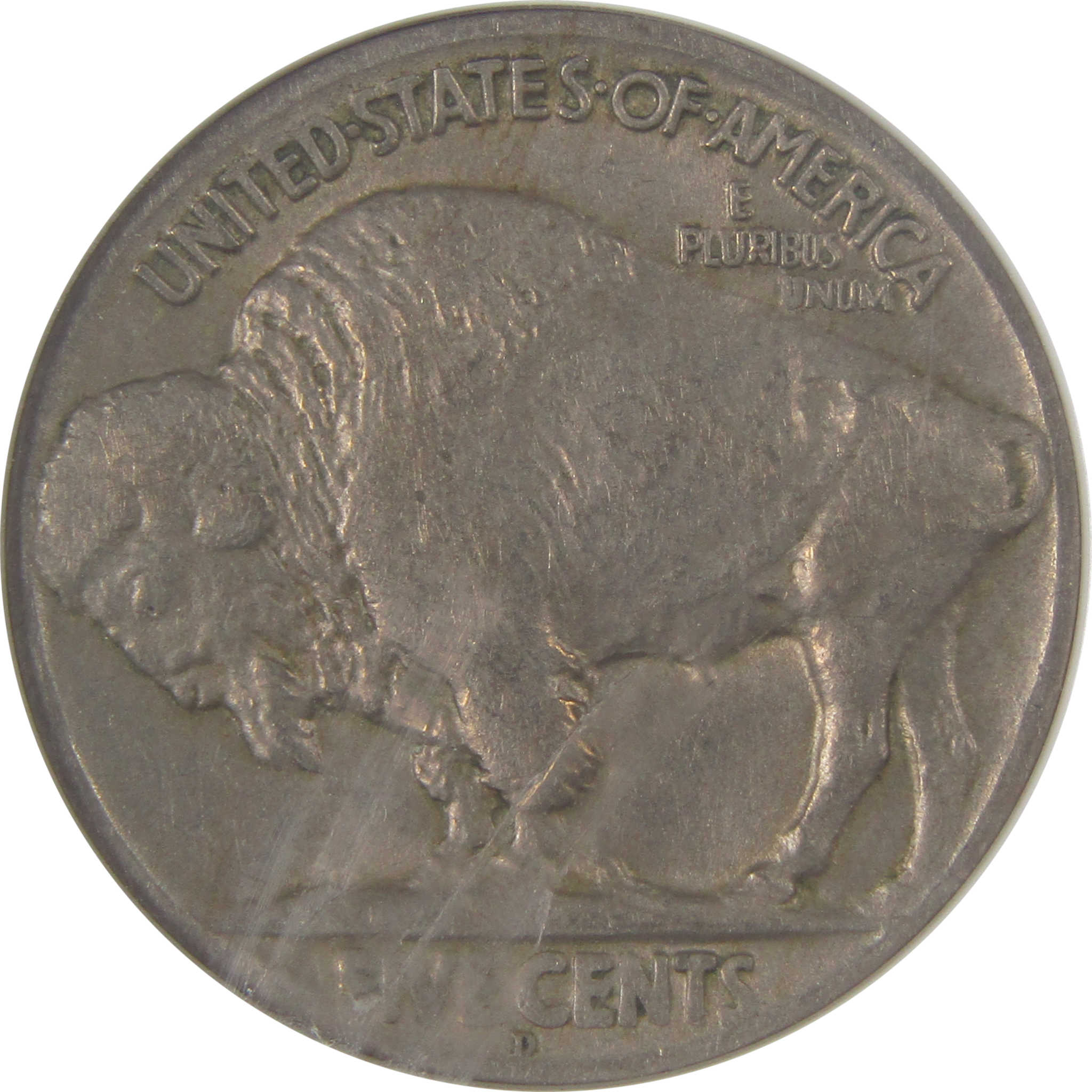 1919 D Indian Head Buffalo Nickel EF 45 ANACS 5c Coin SKU:I17194