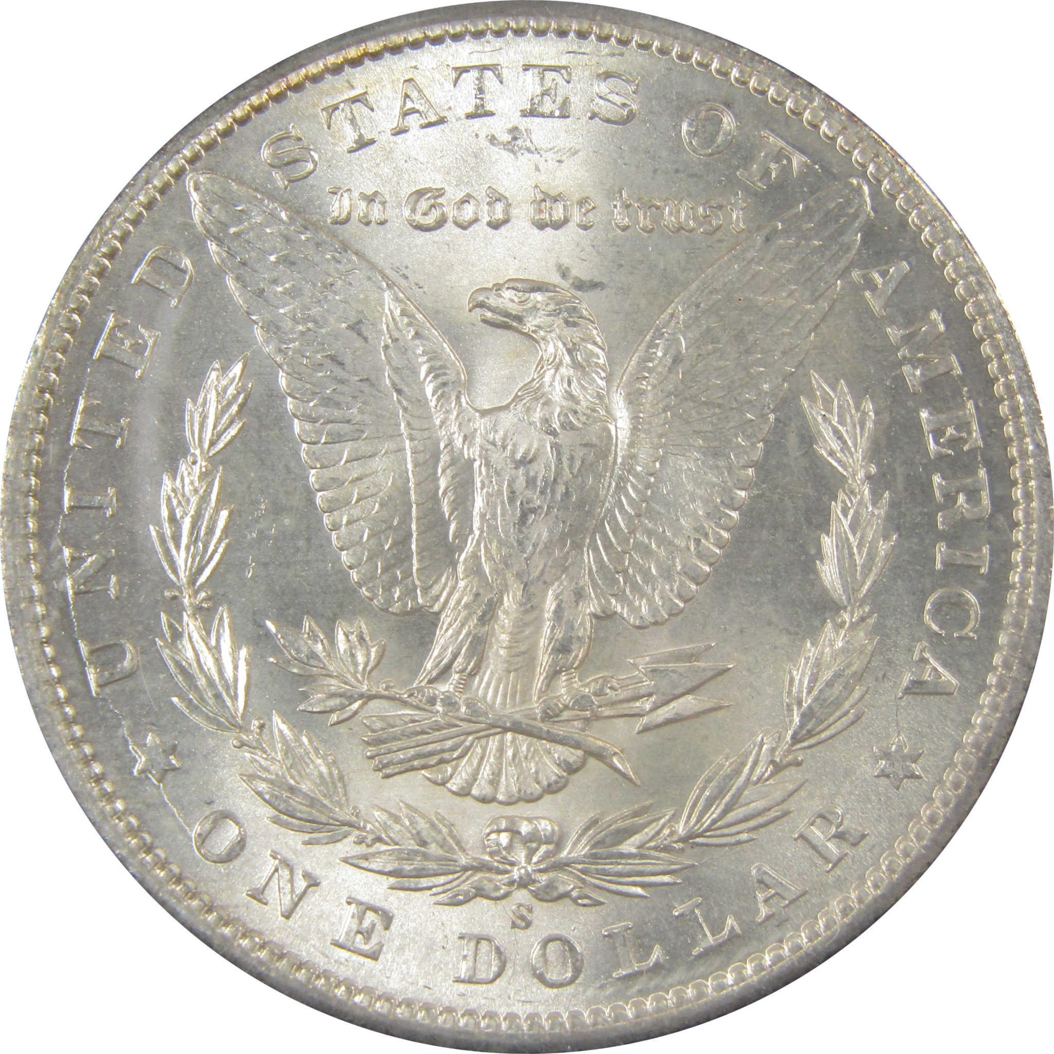 1899 S Morgan Silver Dollar Uncirculated Details $1 Coin SKU:I24800 - Morgan coin - Morgan silver dollar - Morgan silver dollar for sale - Profile Coins & Collectibles