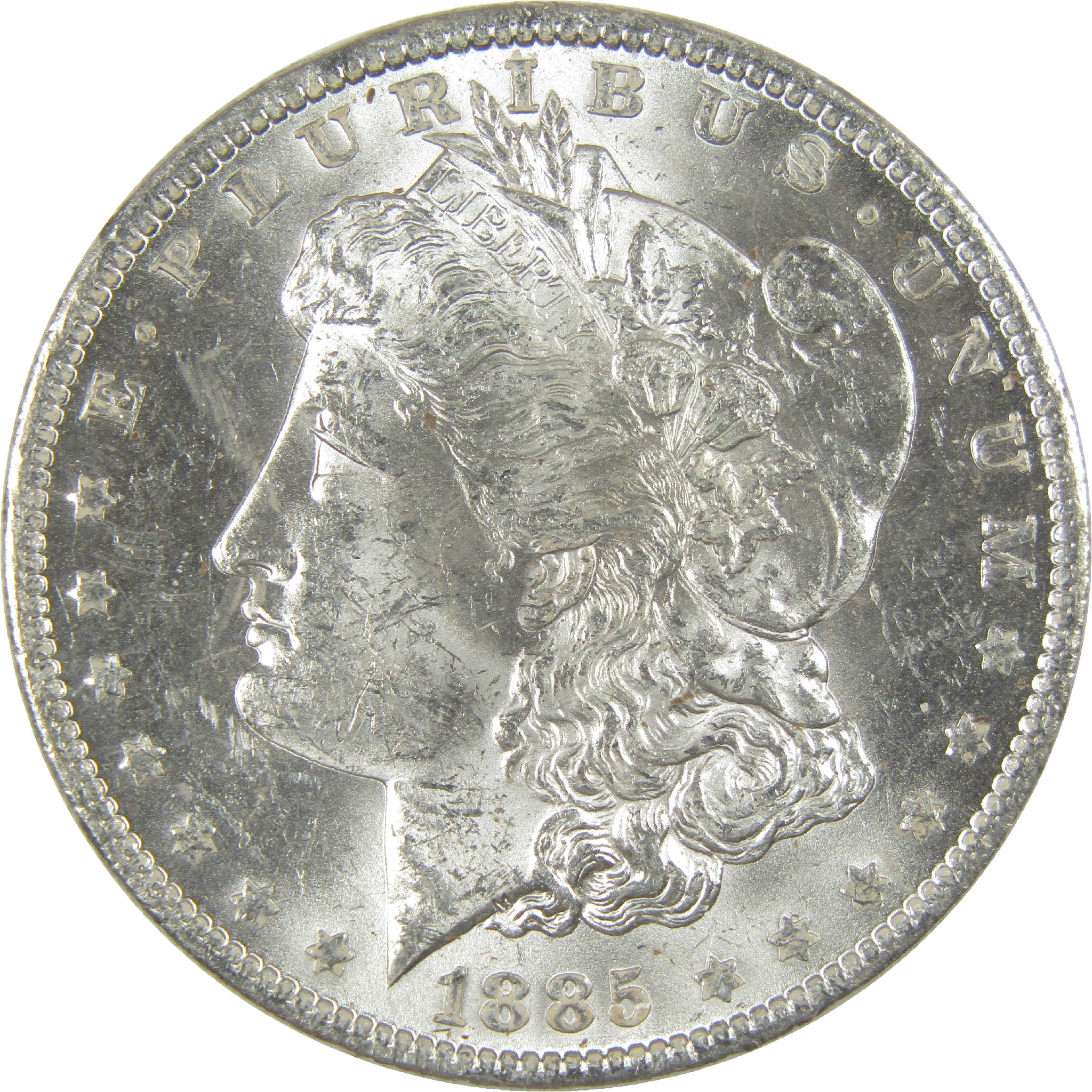 1885 O Morgan Dollar CH AU Choice About Uncirculated Silver $1 Coin - Morgan coin - Morgan silver dollar - Morgan silver dollar for sale - Profile Coins & Collectibles