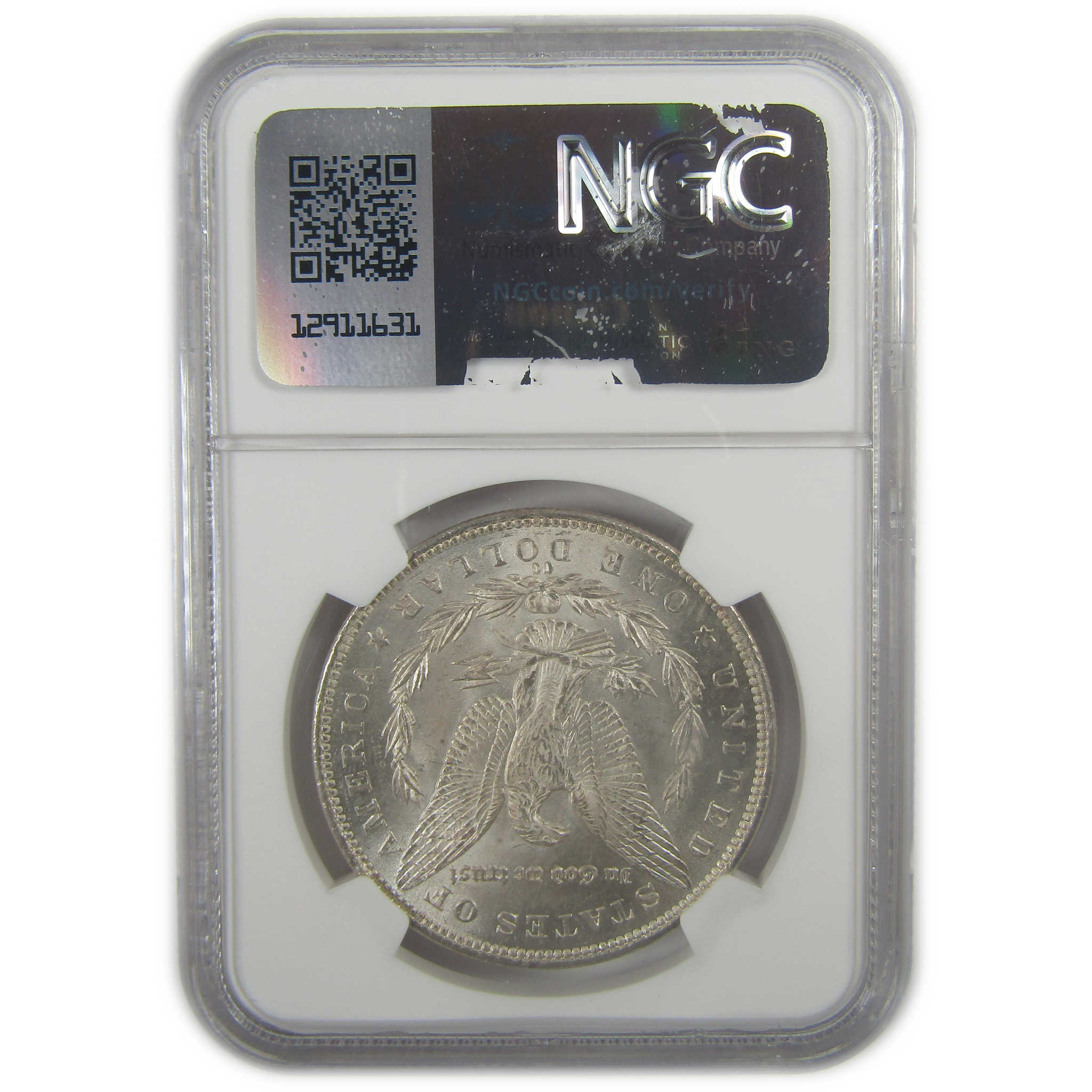 1891 CC VAM-3 Spitting Eagle Top 100 Morgan Dollar MS61 NGC SKU:I21998 - Morgan coin - Morgan silver dollar - Morgan silver dollar for sale - Profile Coins & Collectibles