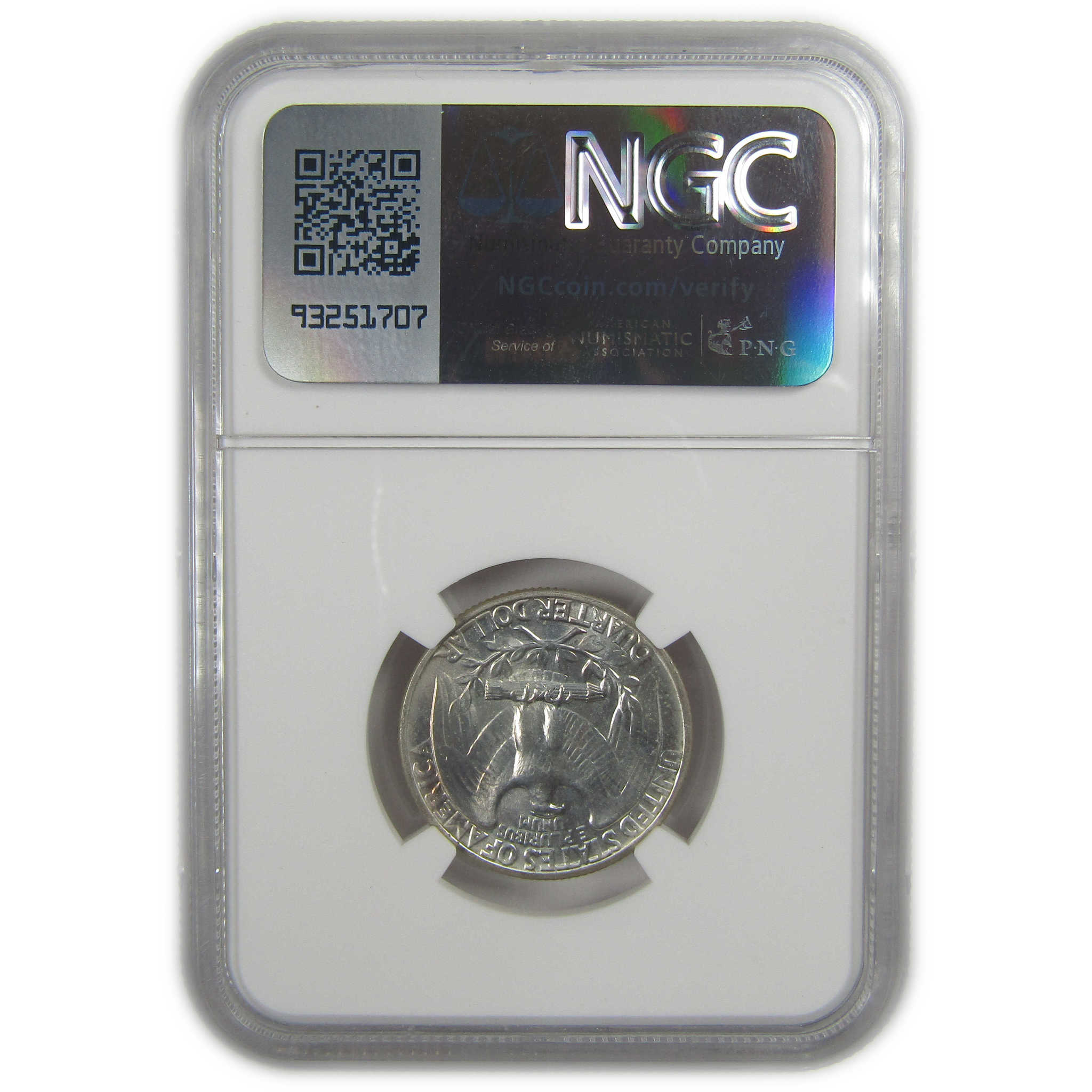 1942 Washington Quarter MS 66 NGC Silver Bag Fragment SKU:I20492