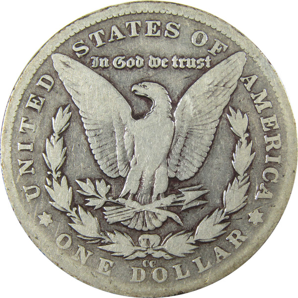 1882 CC Morgan Silver Dollar VG Very Good Details $1 Coin SKU:CP1733