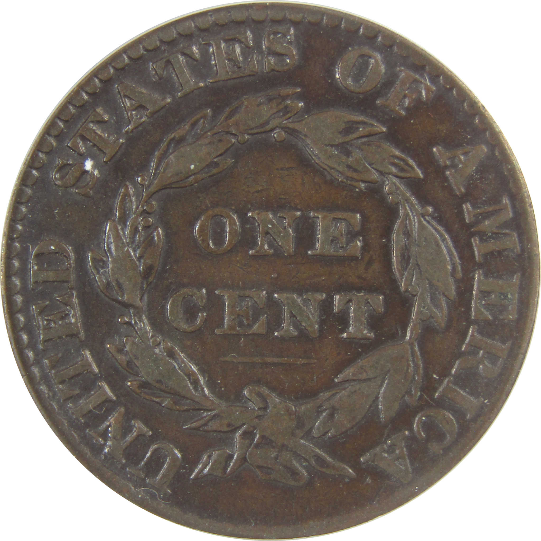 1824 Coronet Head Large Cent F 12 ANACS Copper Penny SKU:CPC0805