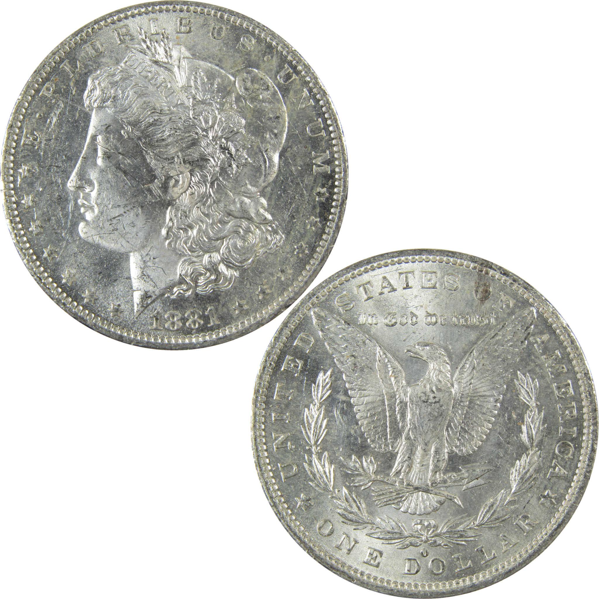 1881 O Morgan Silver Dollar Uncirculated Mint State $1 Coin SKU:I27715 - Morgan coin - Morgan silver dollar - Morgan silver dollar for sale - Profile Coins & Collectibles