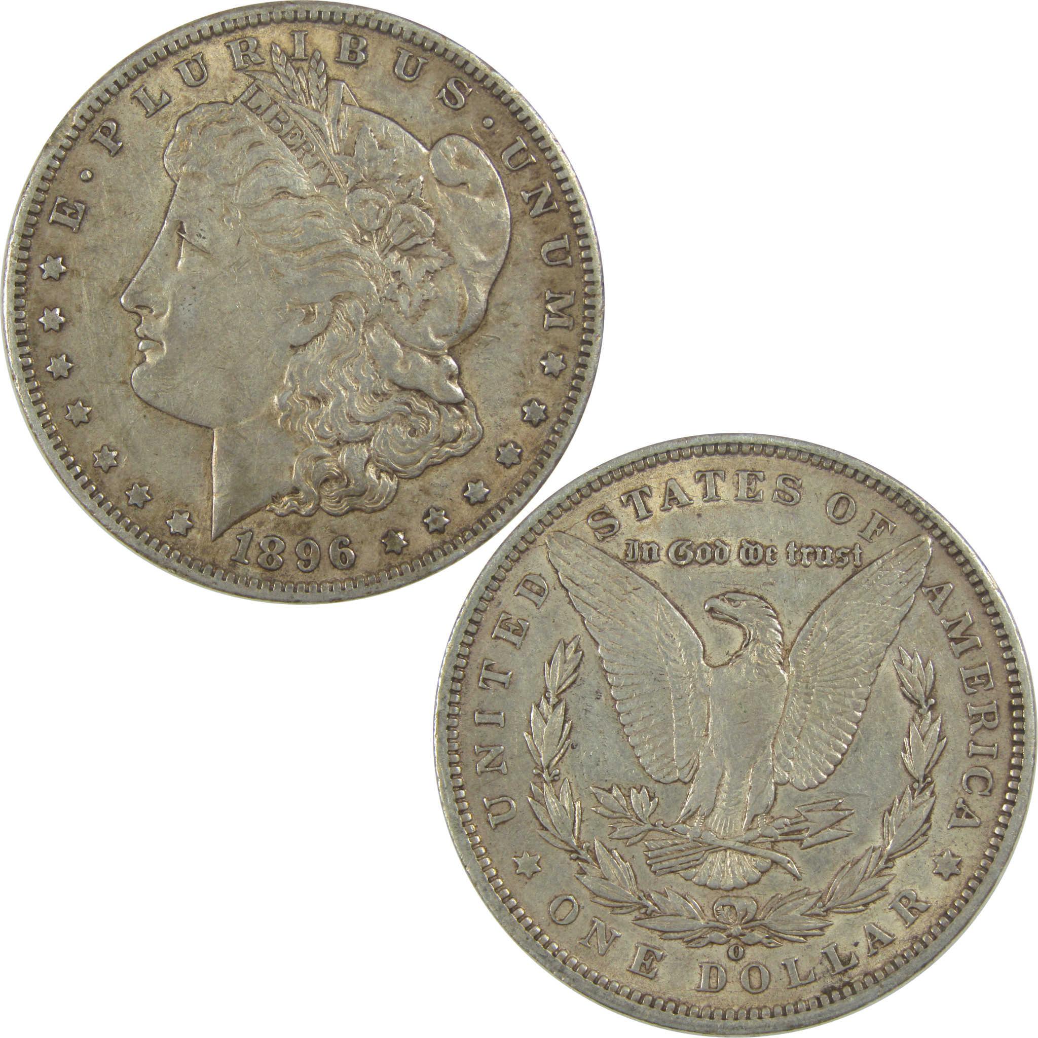 1896 O Morgan Dollar XF EF Extremely Fine Silver $1 Coin SKU:I20234 - Morgan coin - Morgan silver dollar - Morgan silver dollar for sale - Profile Coins & Collectibles