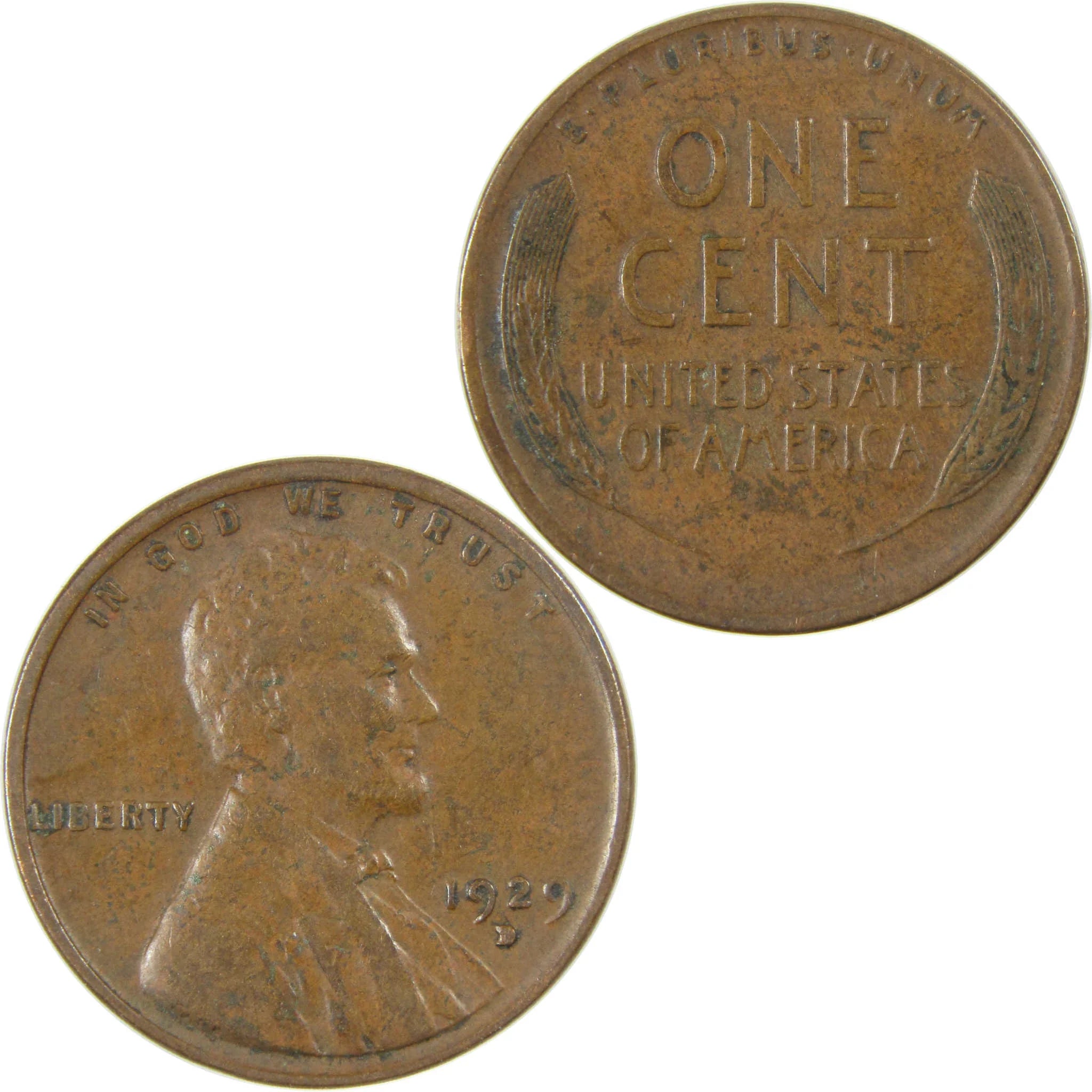 1929 D Lincoln Wheat Cent VF Very Fine Penny 1c Coin SKU:I27263