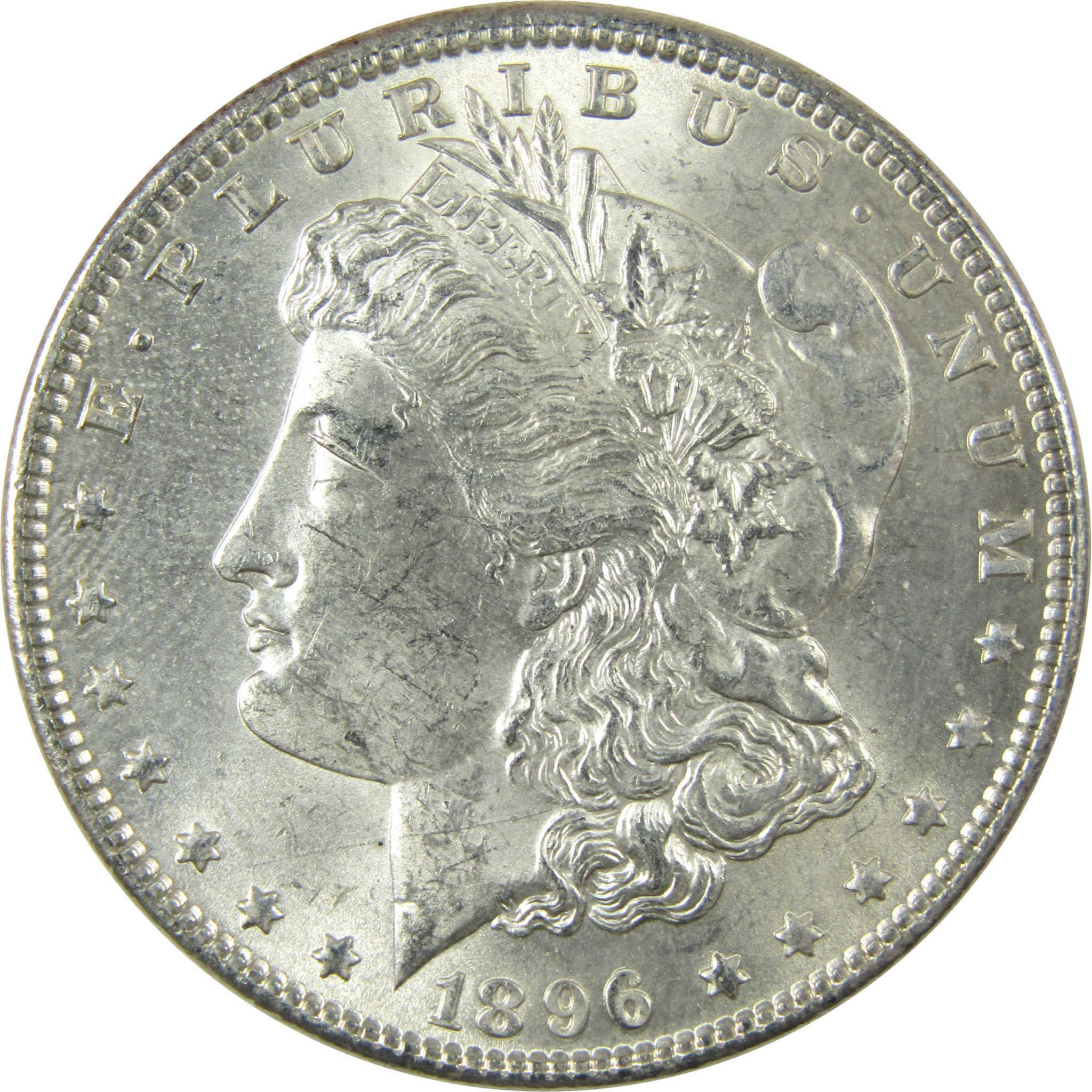 1896 Morgan Silver Dollar Uncirculated Mint State $1 Coin SKU:I25264 - Morgan coin - Morgan silver dollar - Morgan silver dollar for sale - Profile Coins & Collectibles
