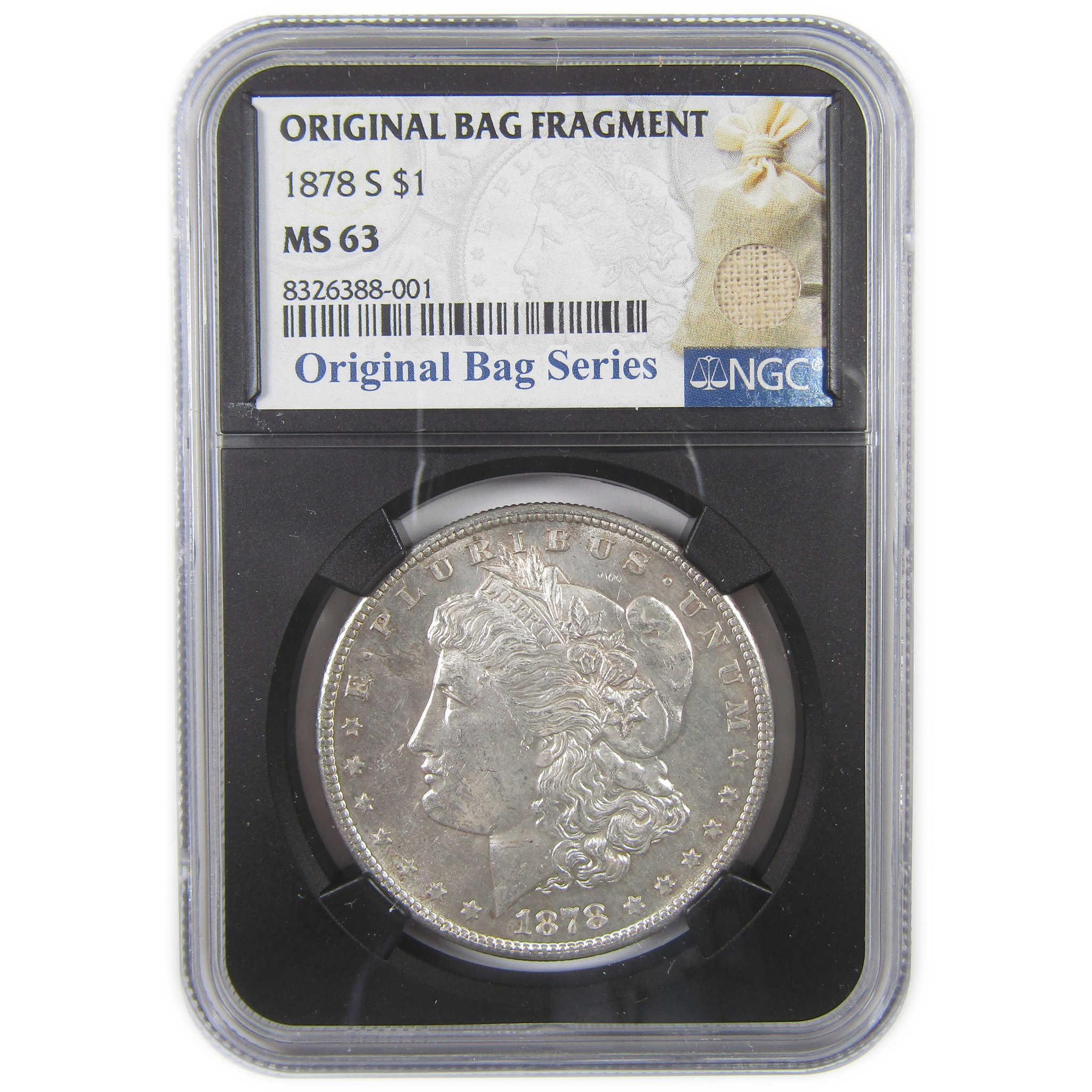 1878 S Morgan Dollar MS 63 NGC Silver Original Bag Fragment SKU:I18303 - Morgan coin - Morgan silver dollar - Morgan silver dollar for sale - Profile Coins & Collectibles