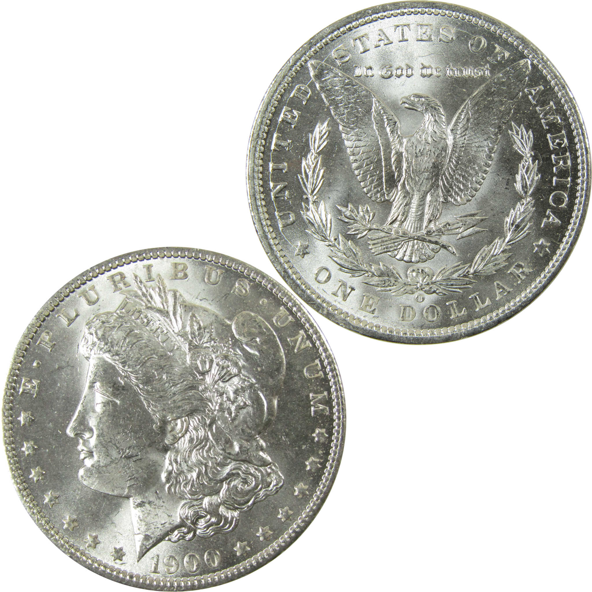 1900 O Morgan Silver Dollar Uncirculated Mint State $1 Coin SKU:I28373