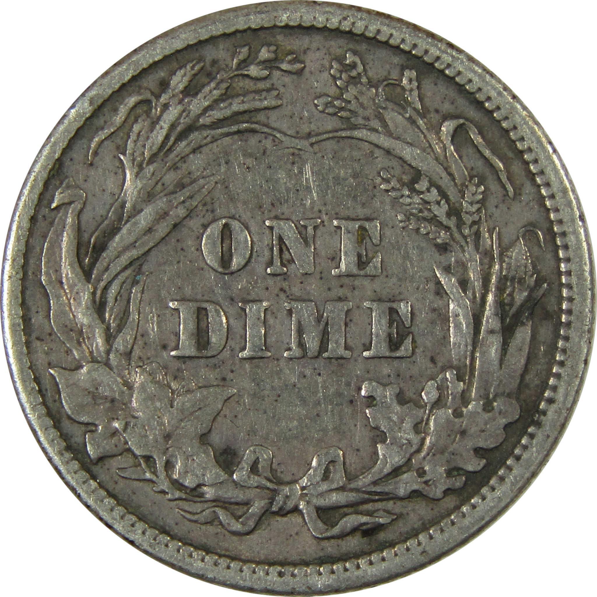 1914 Barber Silver Dime VF Very Fine Details 10c Coin SKU:CP1023