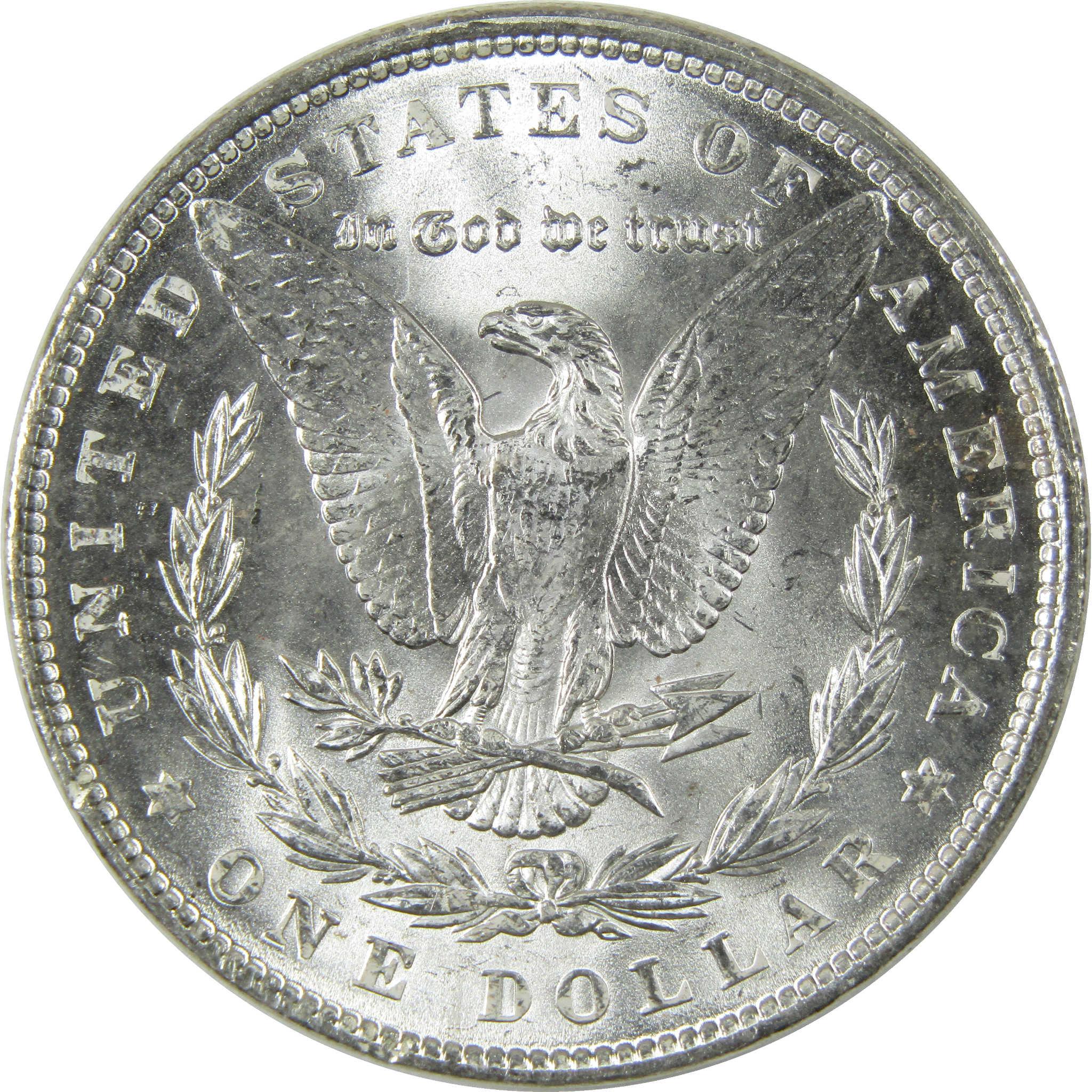 1889 Morgan Silver Dollar Uncirculated Mint State $1 Coin Collectible - Morgan coin - Morgan silver dollar - Morgan silver dollar for sale - Profile Coins & Collectibles