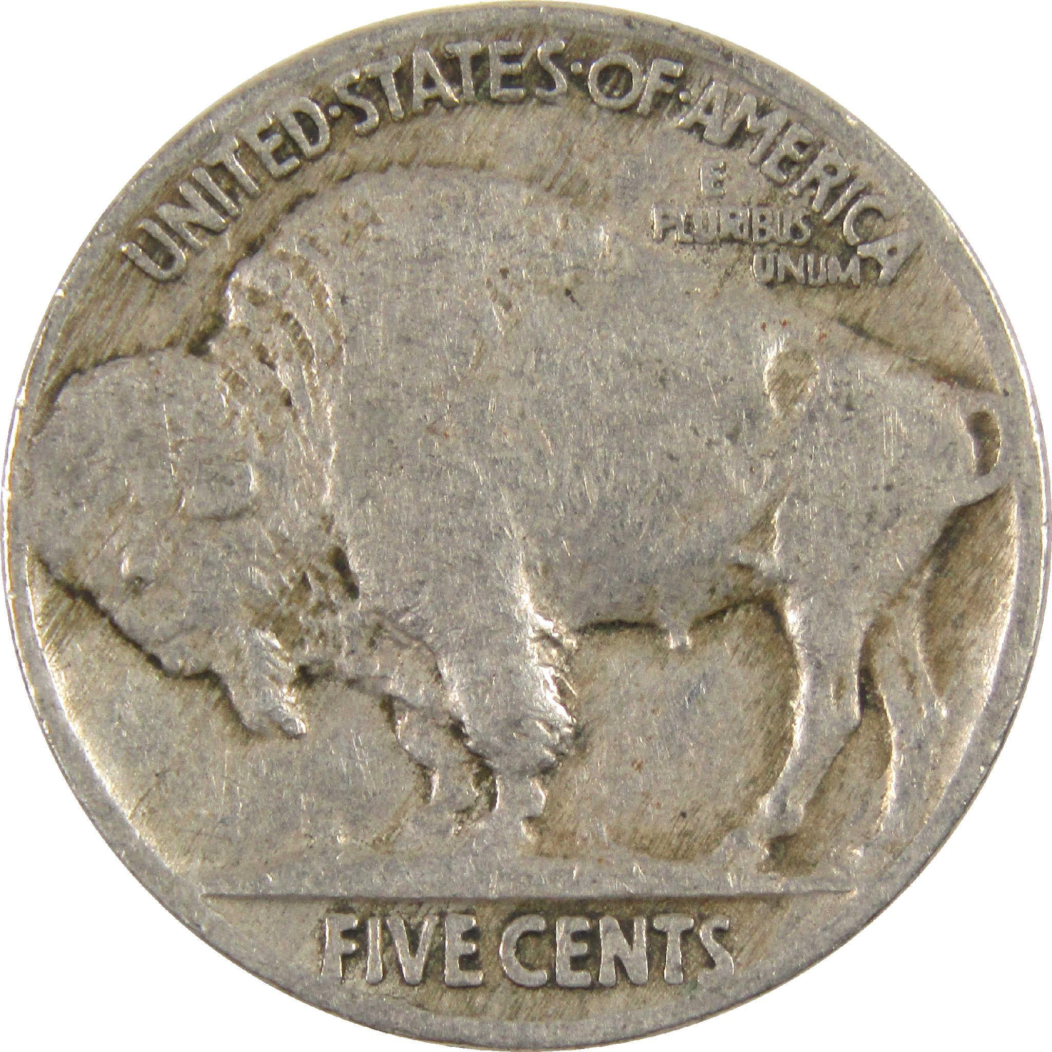 1930 Indian Head Buffalo Nickel G Good 5c Coin