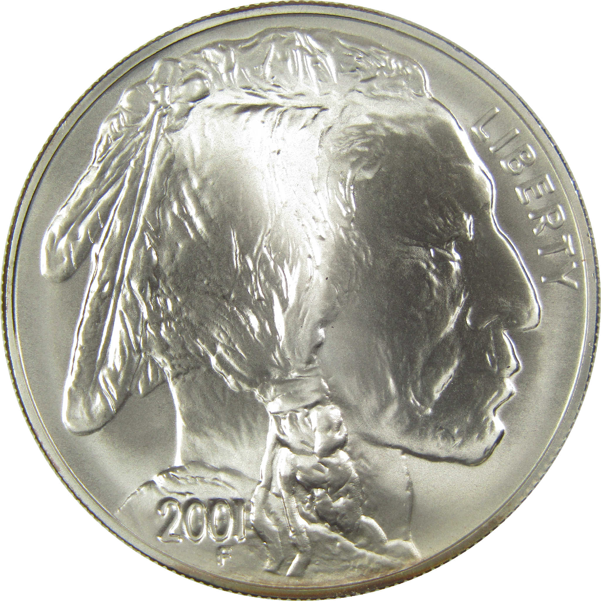 American Buffalo Commemorative Dollar 2001 D BU Uncirculated Silver