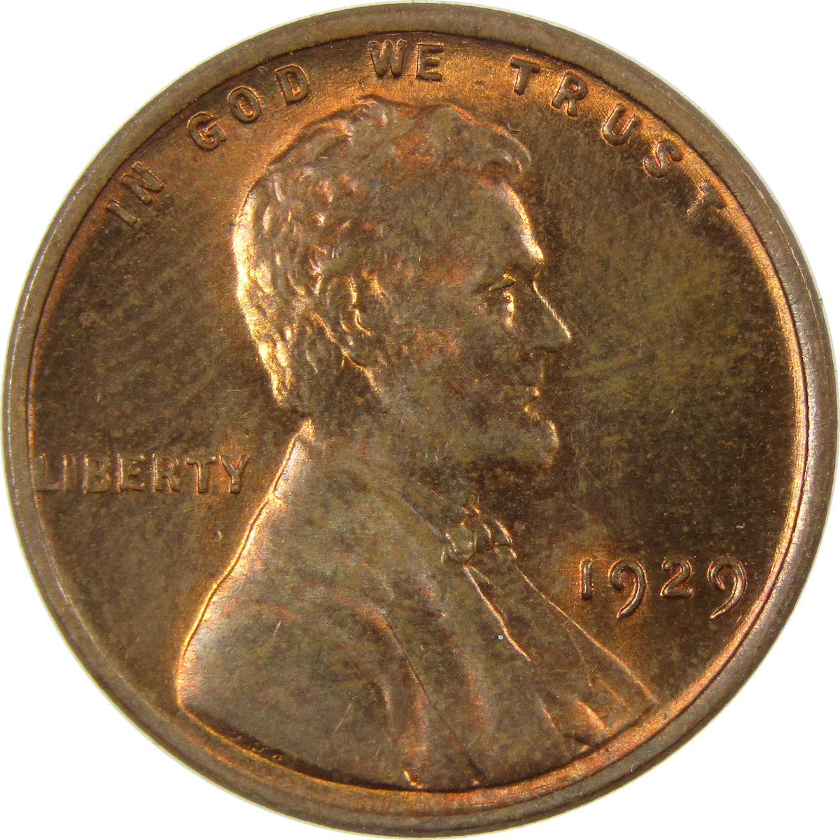 1929 Lincoln Wheat Cent Uncirculated Penny 1c Coin SKU:I28260