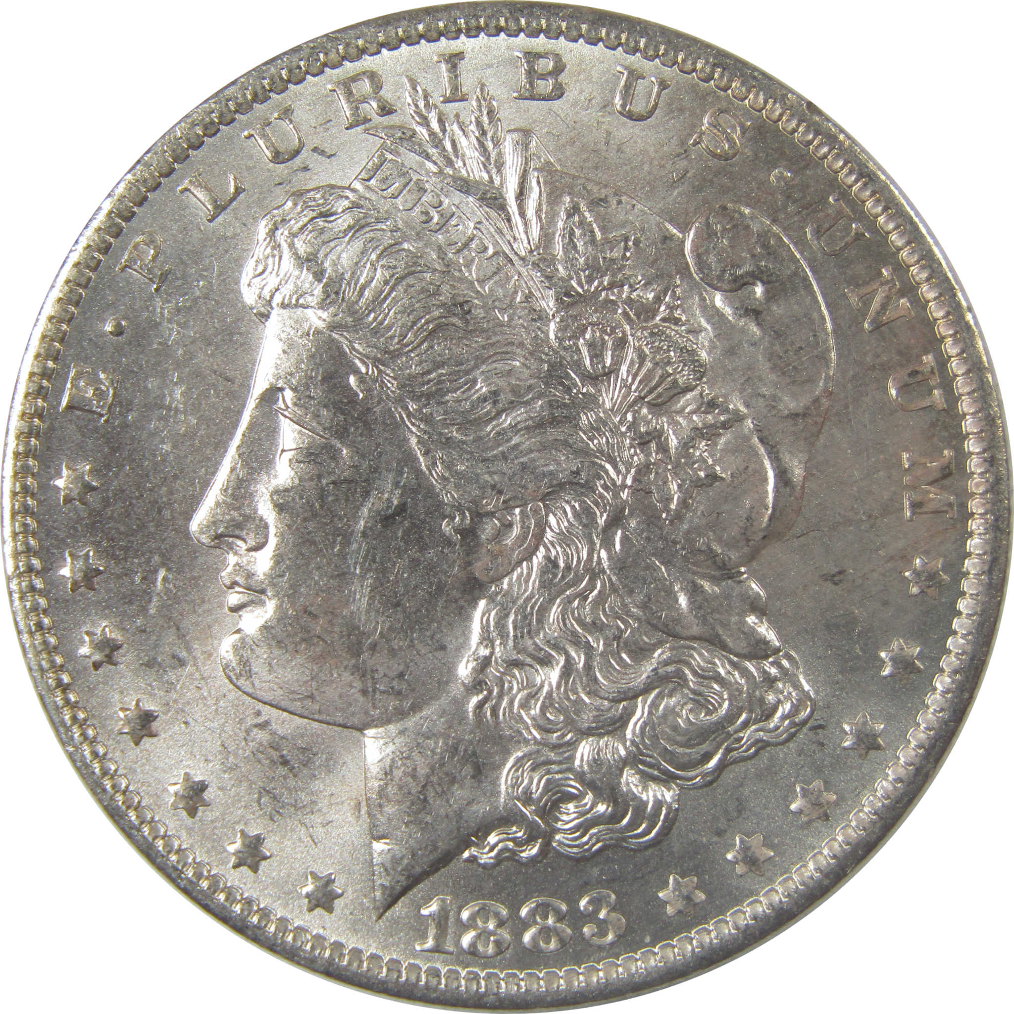 1883 O Morgan Silver Dollar Uncirculated Mint State Toned SKU:I24844