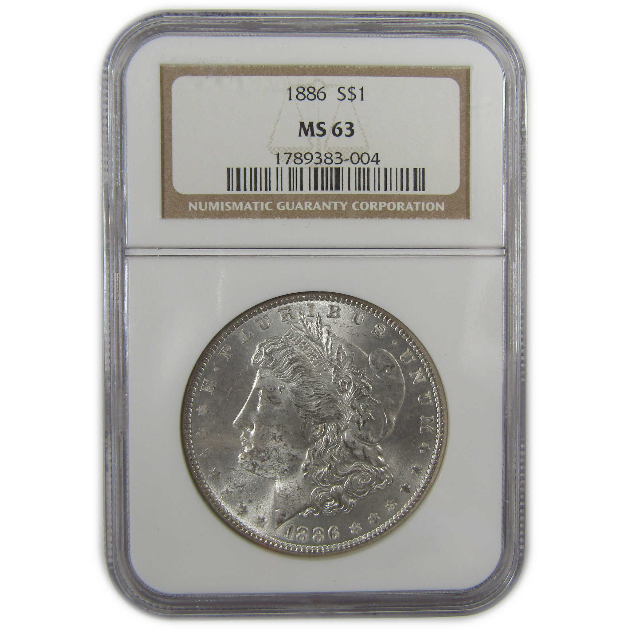 1886 Morgan Dollar MS 63 NGC Silver Uncirculated Toned SKU:CPC0928