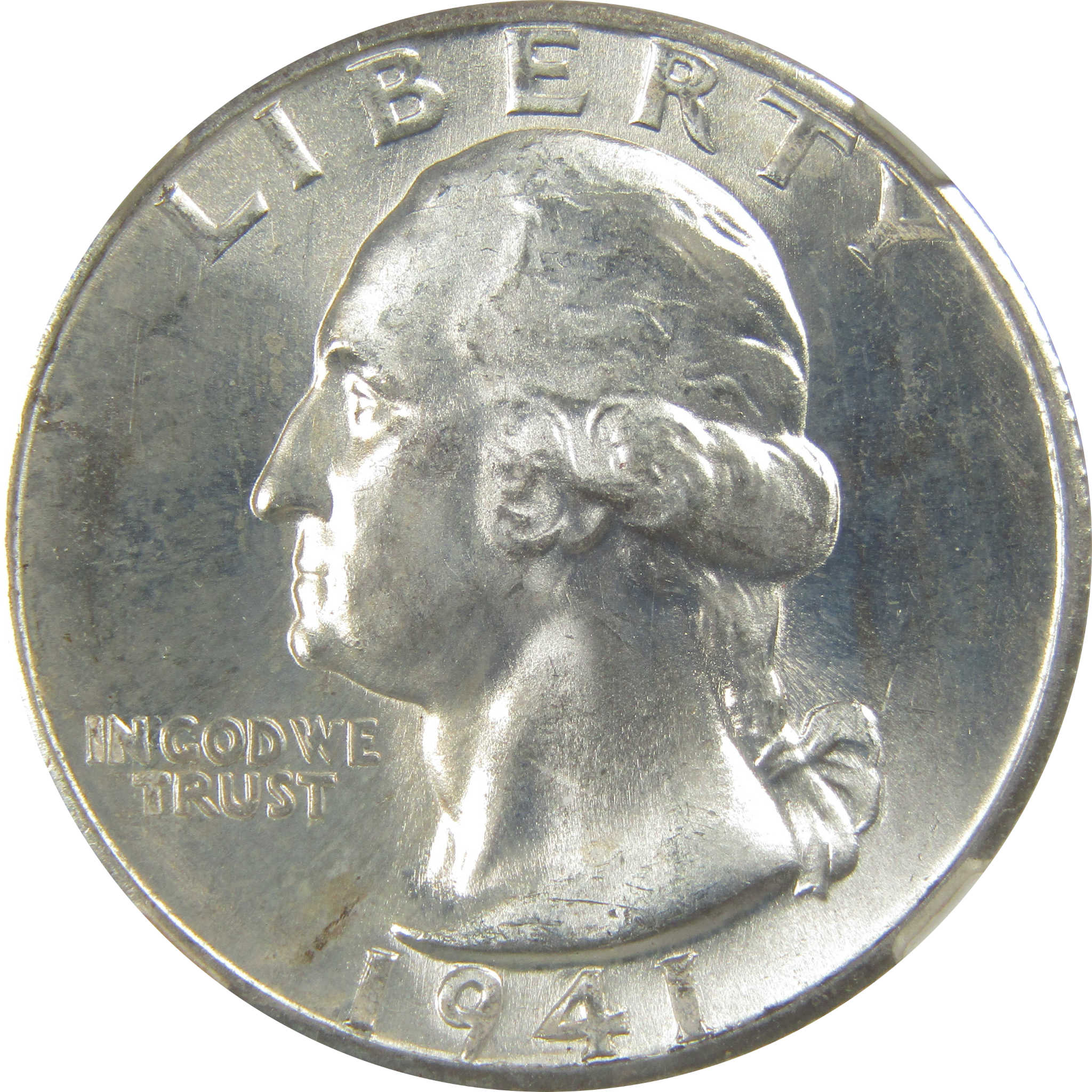 1941 D Washington Quarter MS 66 NGC Silver Bag Fragment SKU:I20606