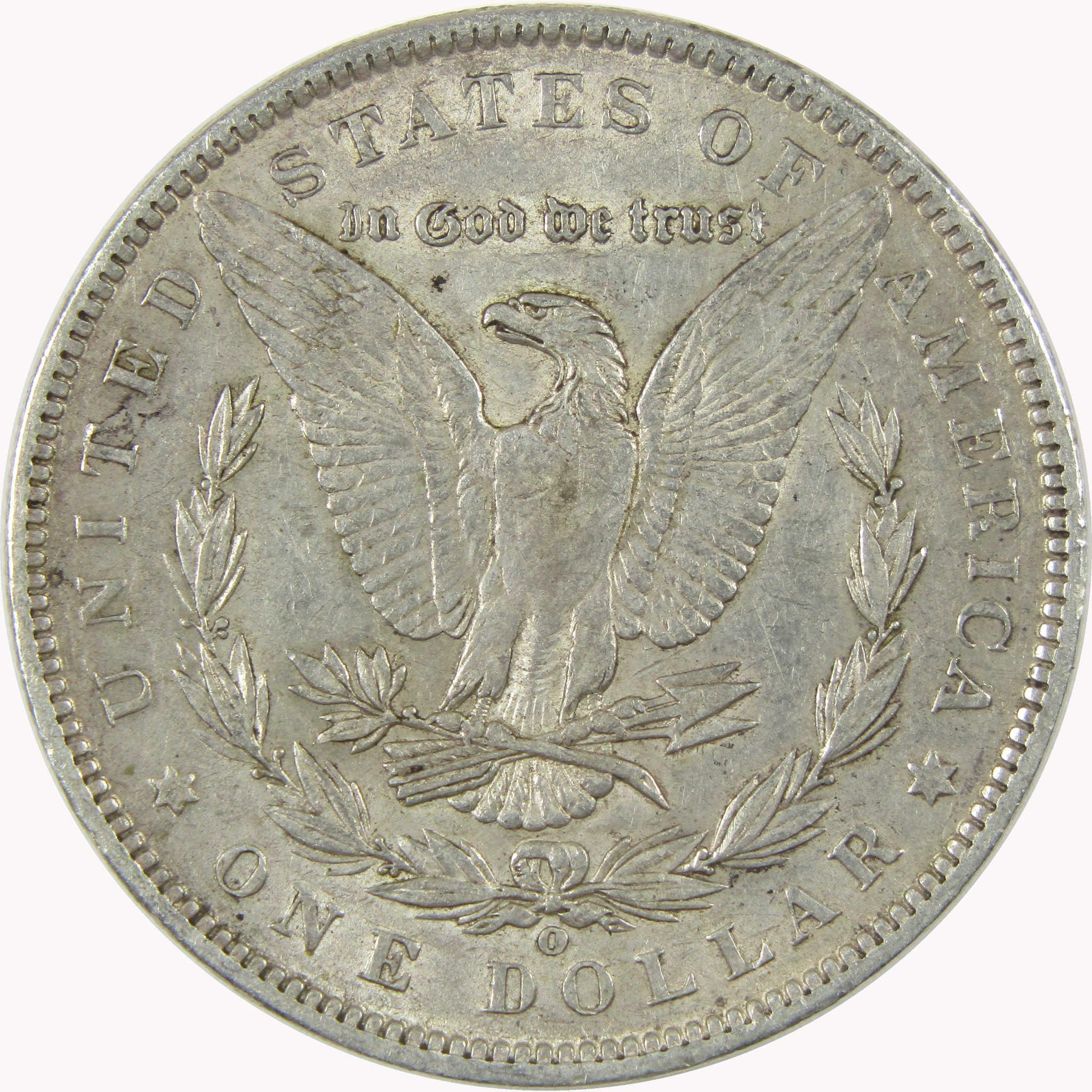 1888 O Hot Lips Morgan Silver Dollar XF/AU Extremely Fine / About Unc - Morgan coin - Morgan silver dollar - Morgan silver dollar for sale - Profile Coins & Collectibles