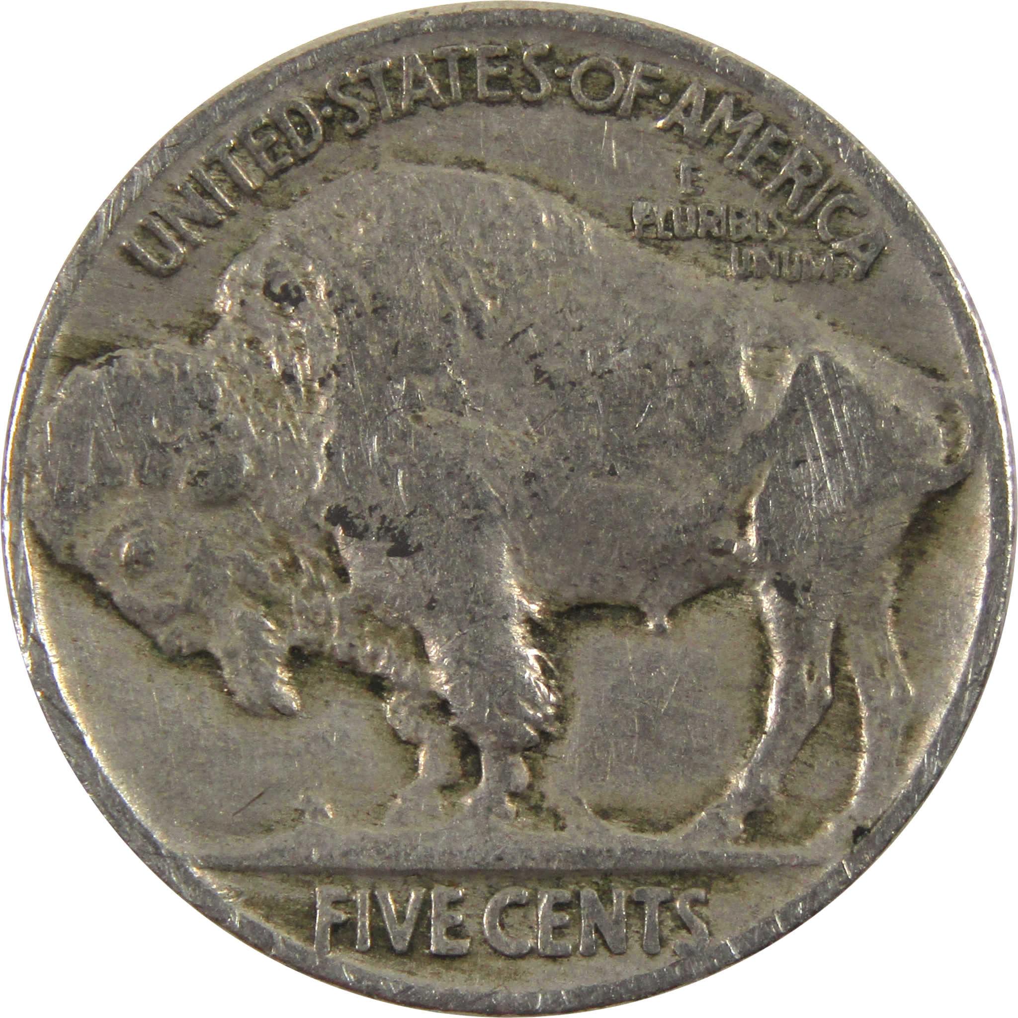 1930 Indian Head Buffalo Nickel AG About Good 5c Coin