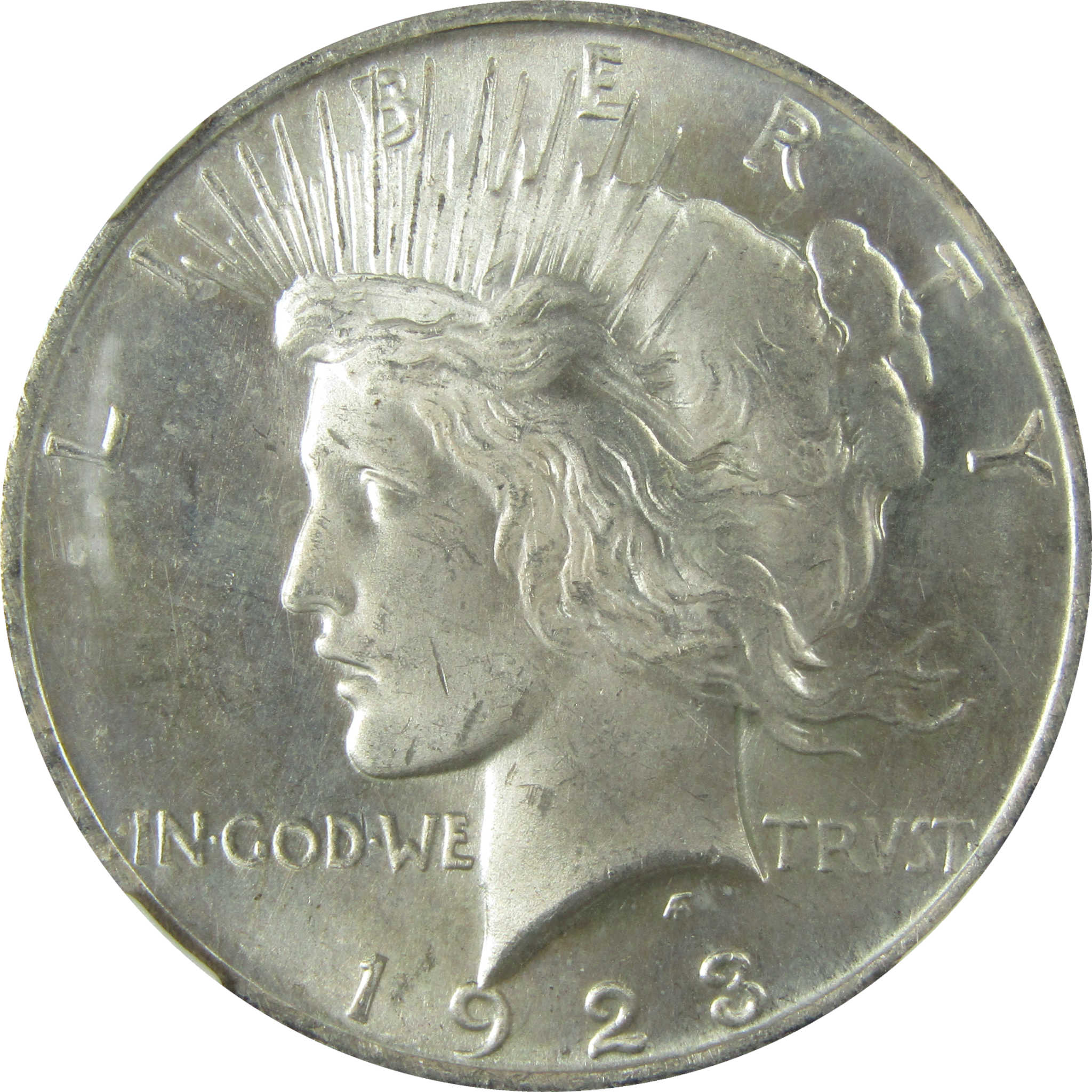 1923 Peace Silver Dollar MS 64 NGC Uncirculated $1 Coin SKU:CP1533