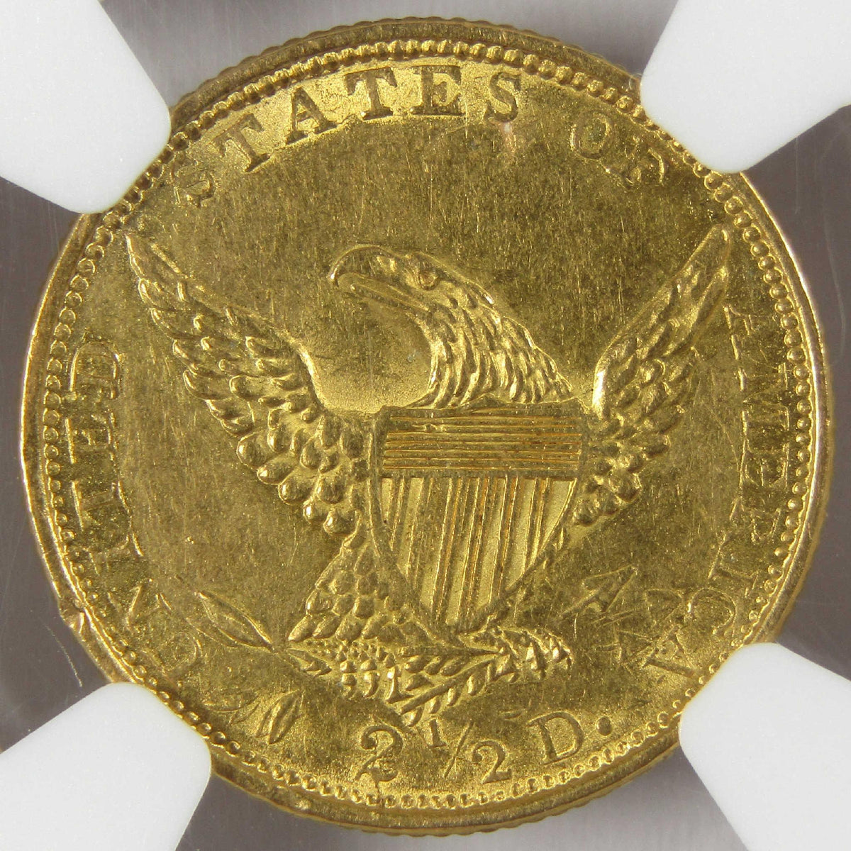 1839 O $2.50 Classic Head Gold Quarter Eagle AU 58 NGC Coin