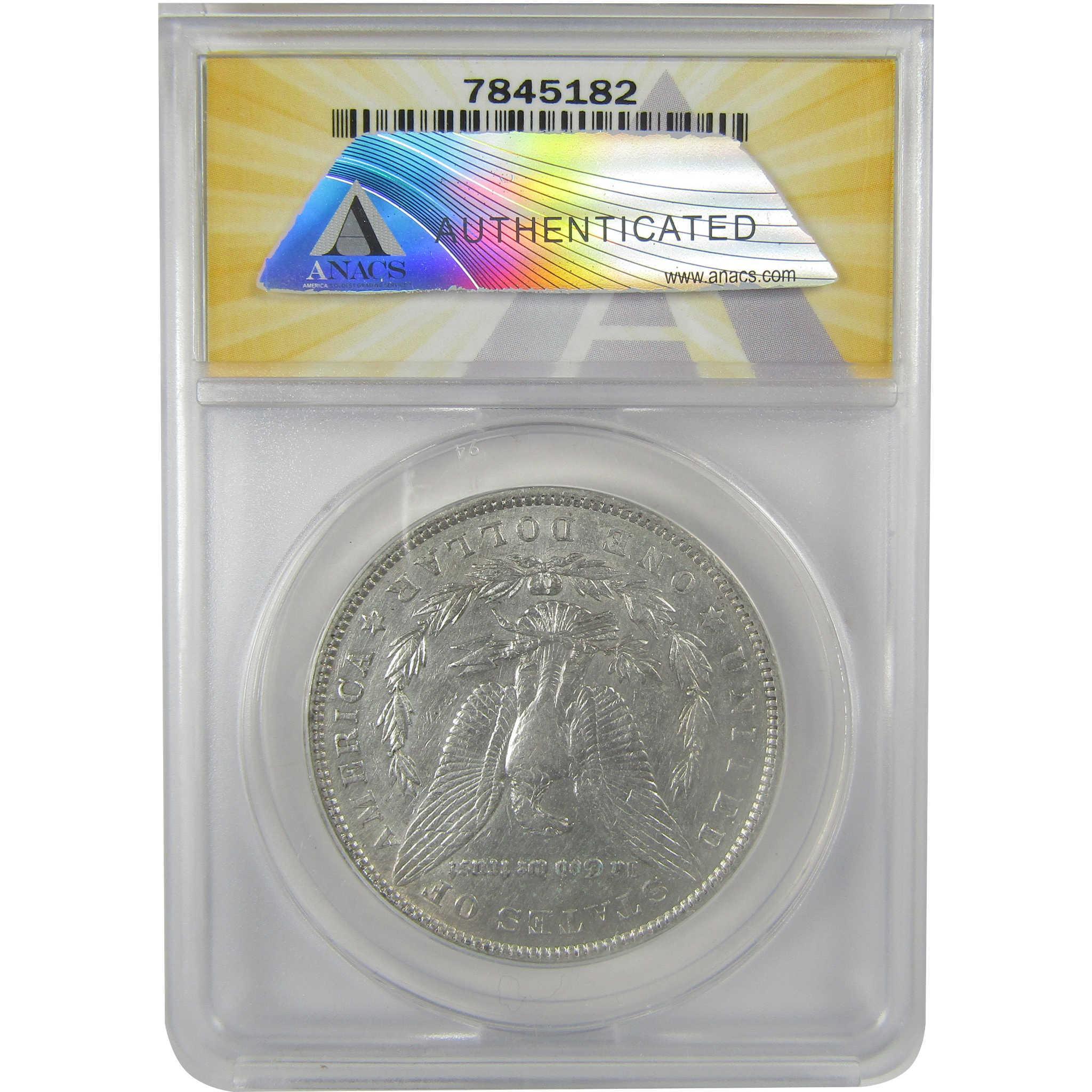 1901 Morgan Dollar AU 50 Details ANACS Silver $1 Coin SKU:I21280 - Morgan coin - Morgan silver dollar - Morgan silver dollar for sale - Profile Coins & Collectibles