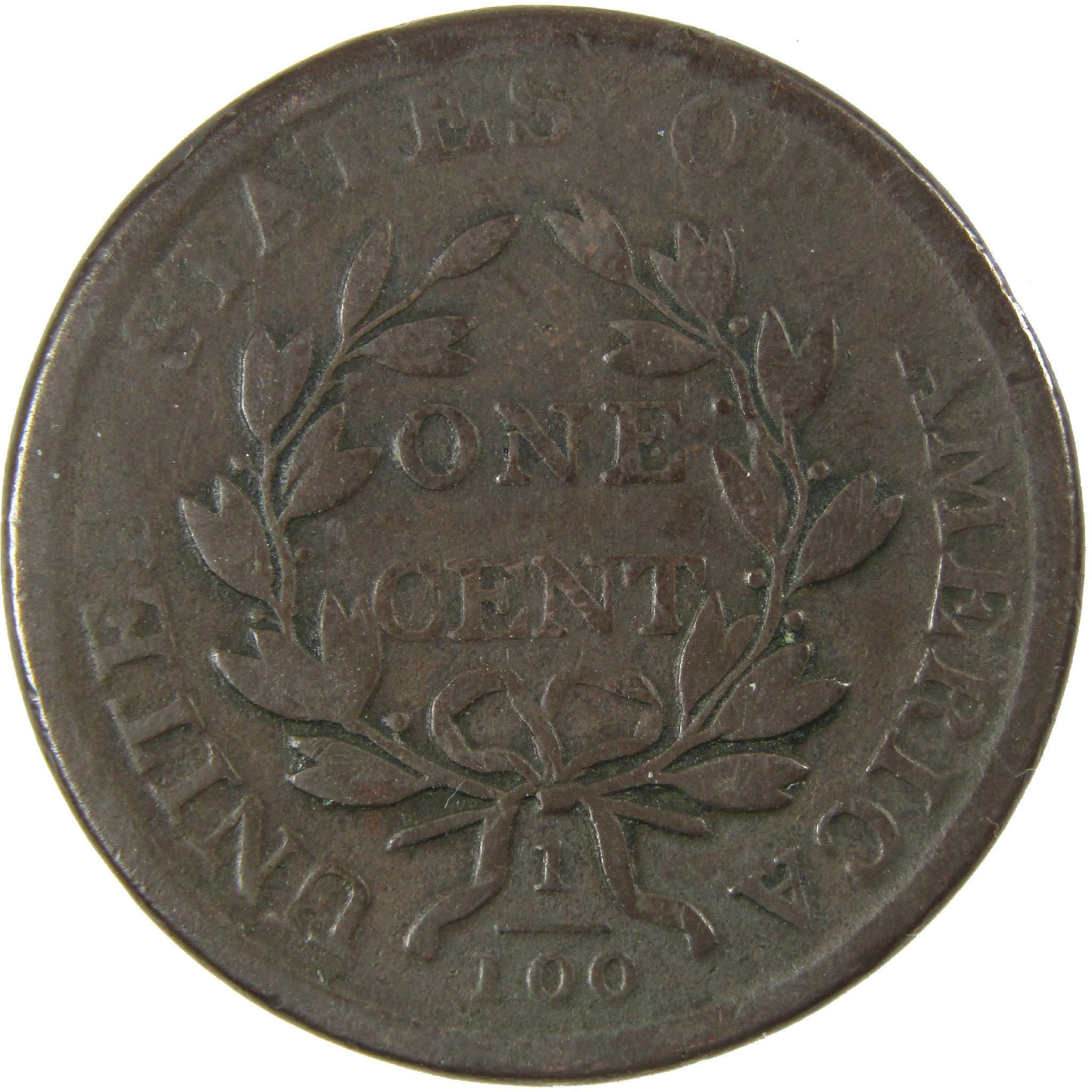 1806 Draped Bust Copper Large Cent VG Very Good Penny 1c Coin