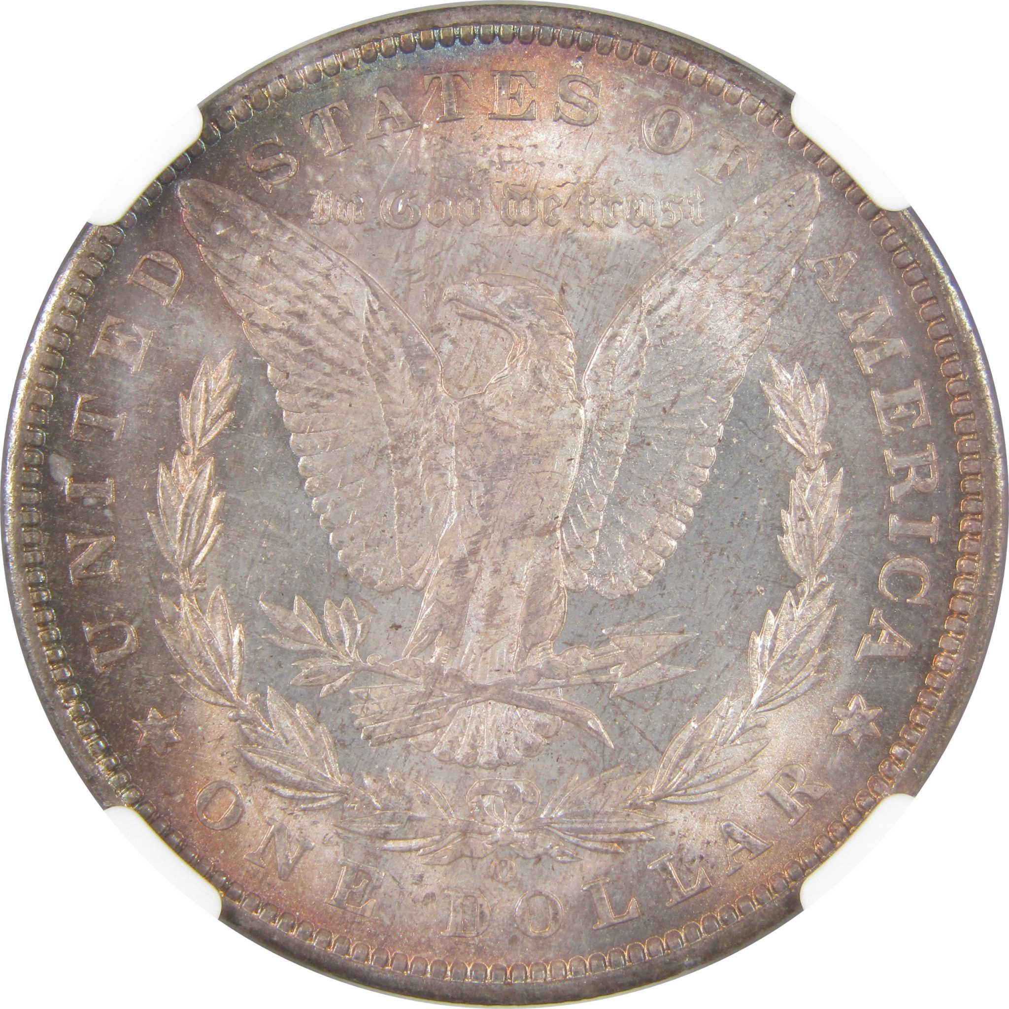 1891 O Morgan Dollar MS 62 NGC Silver Uncirculated Toned SKU:I18261